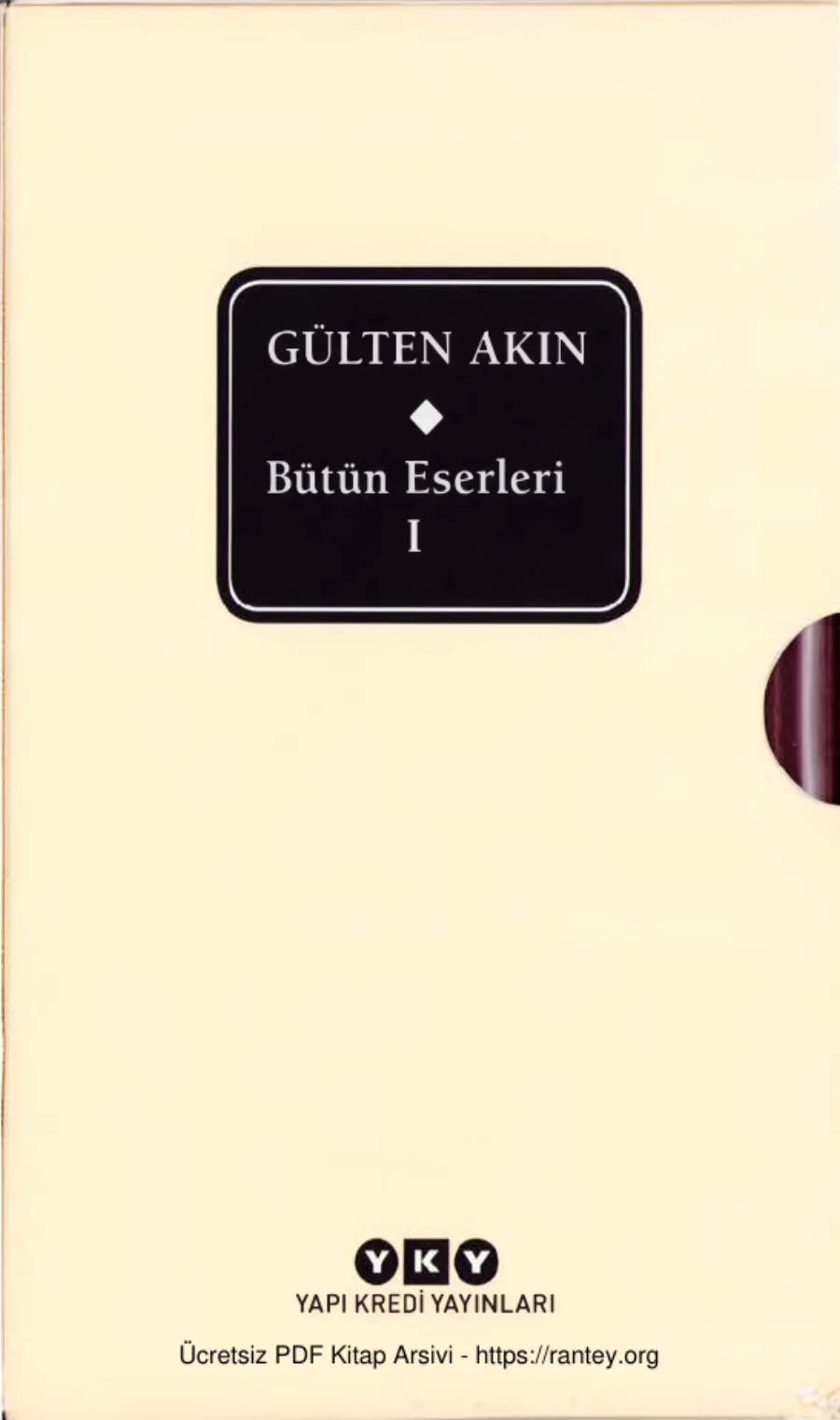 Bütün Eserleri 1 kapak görseli