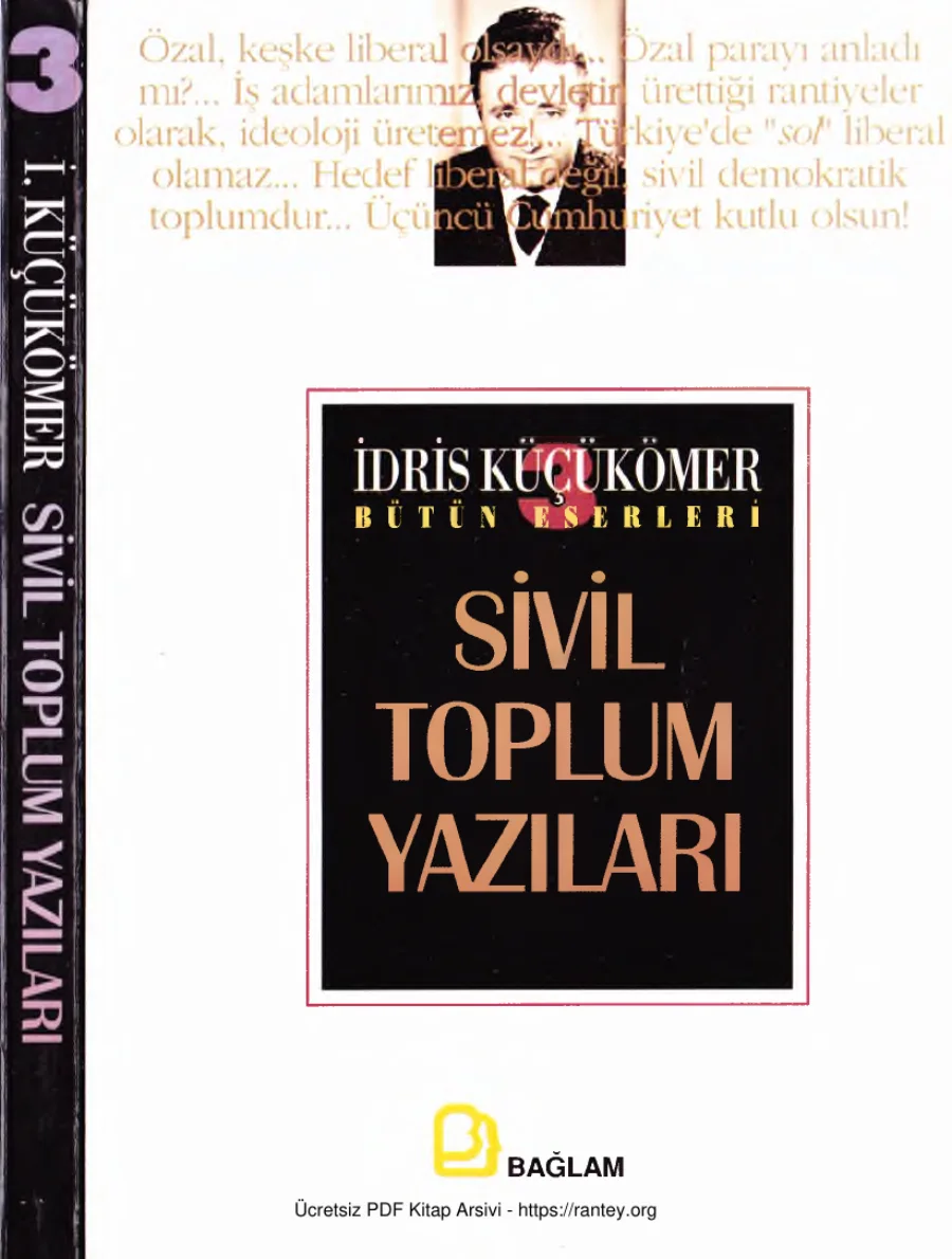 Bütün Eserleri 3 Sivi Toplum Yazıları Bağlam Yayınları kapak görseli