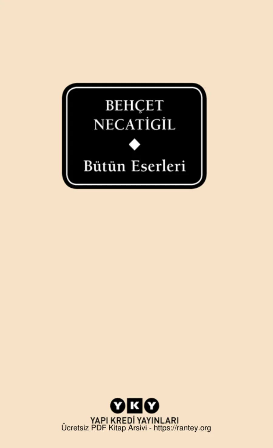Bütün Eserleri kapak görseli