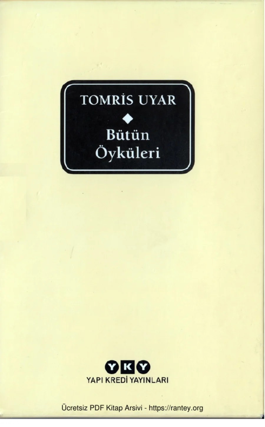 Bütün Öyküleri kapak görseli