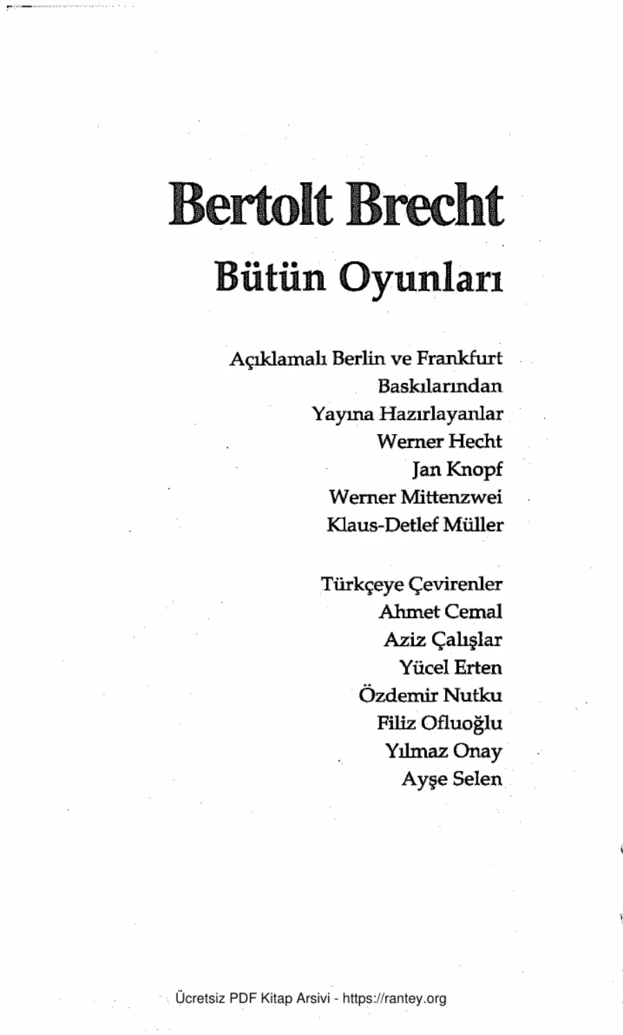 Bütün Oyunları Cilt 8 kapak görseli