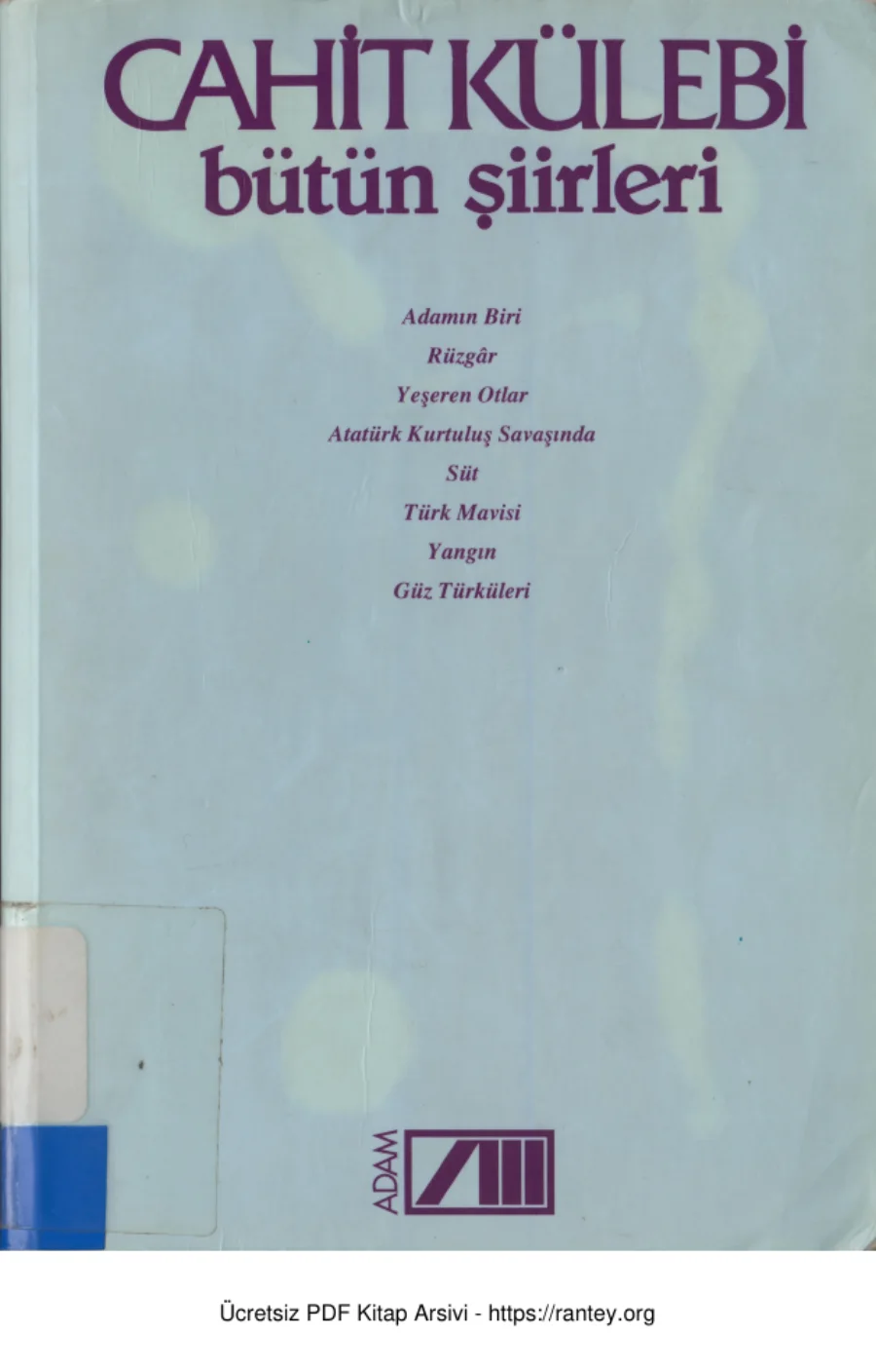 Bütün Şiirleri kapak görseli