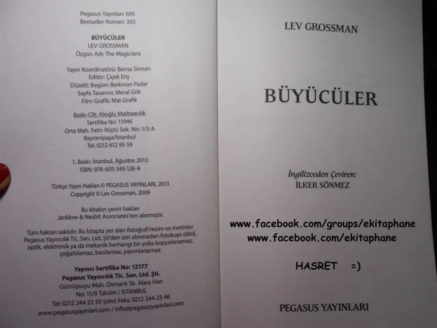 Büyücüler kapak görseli