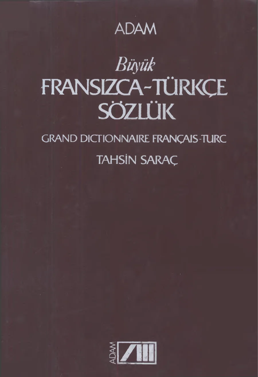 Büyük Fransızca-Türkçe Sözlük kapak görseli