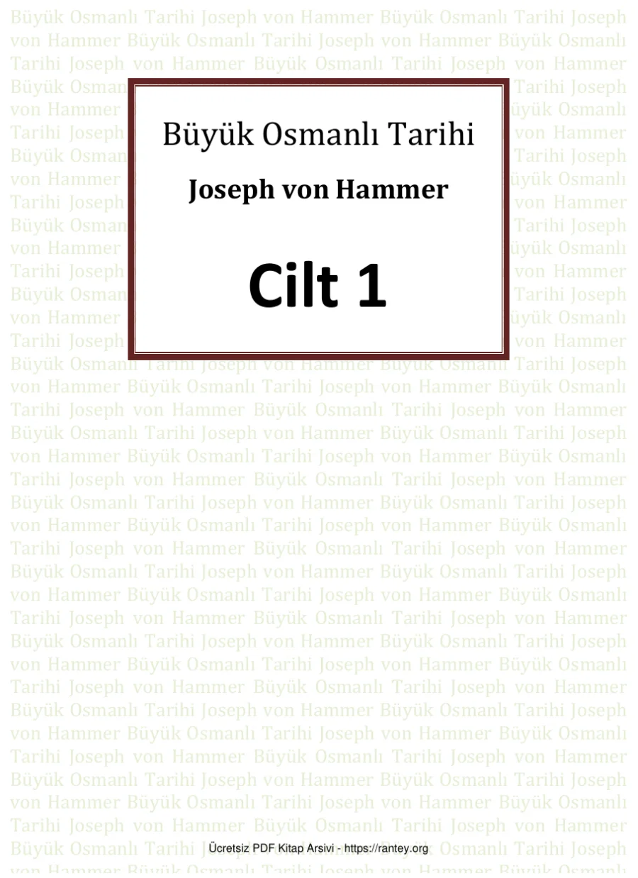 Büyük Osmanlı Tarihi Cilt 01 kapak görseli