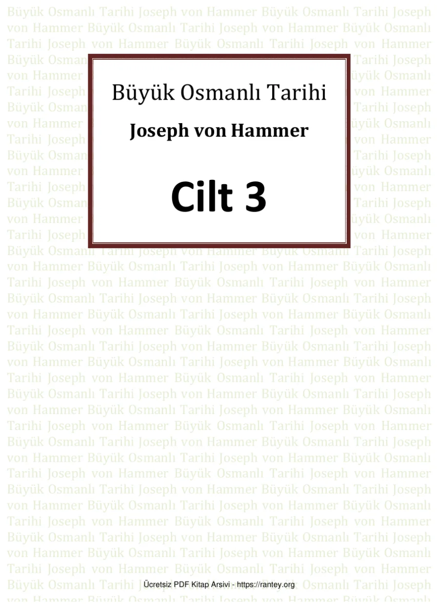 Büyük Osmanlı Tarihi Cilt 03 kapak görseli