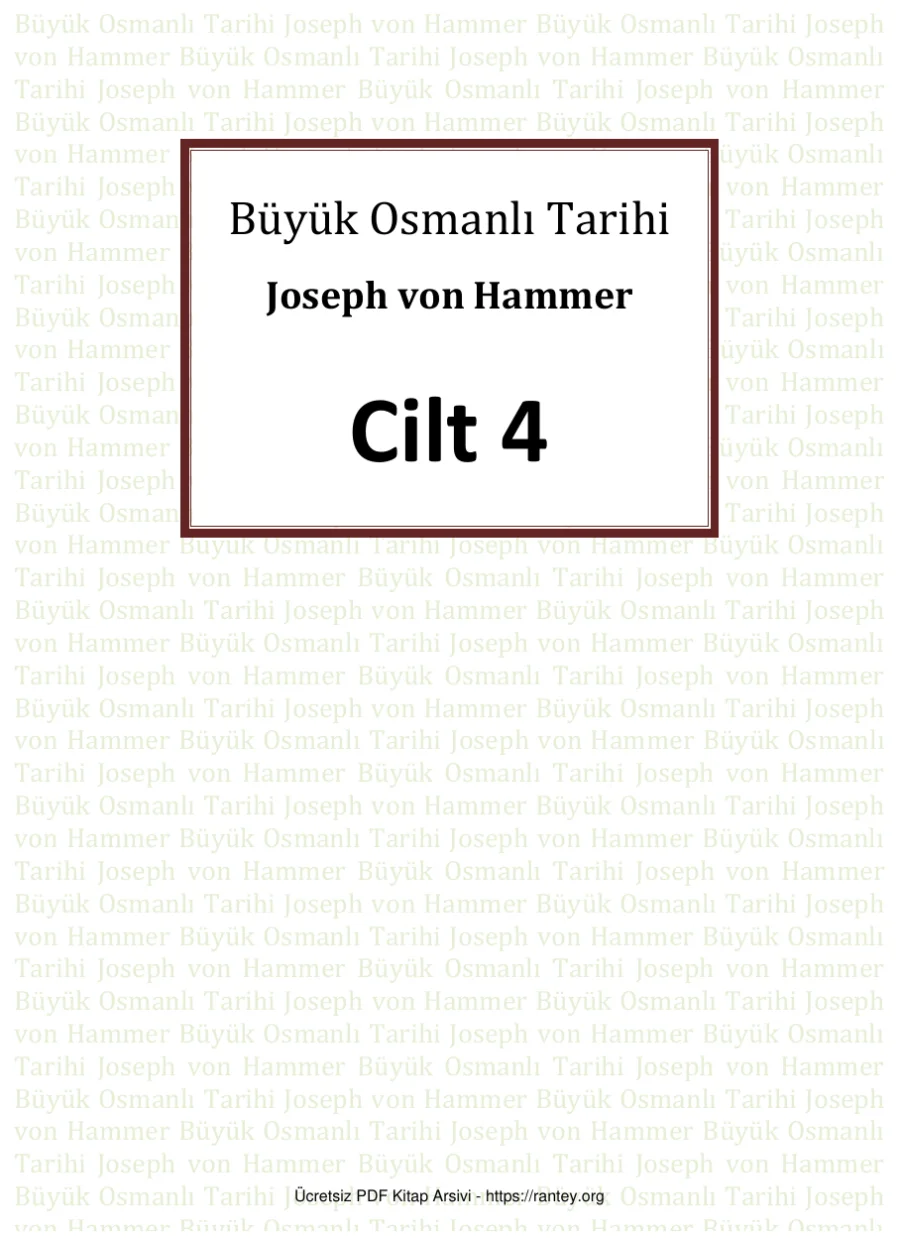 Büyük Osmanlı Tarihi Cilt 04 kapak görseli
