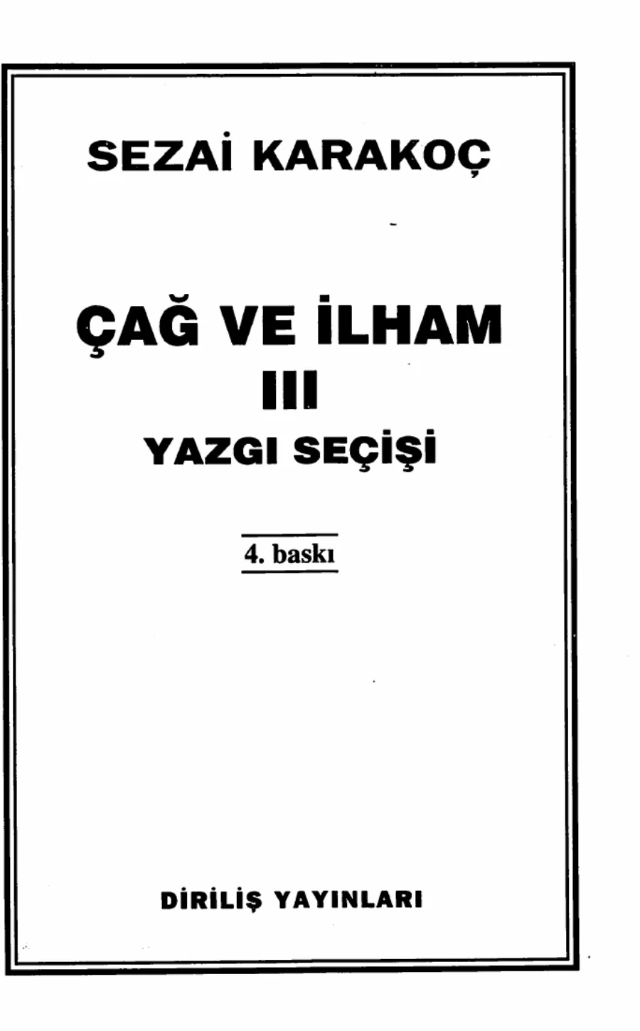 Çağ ve İlham III kapak görseli