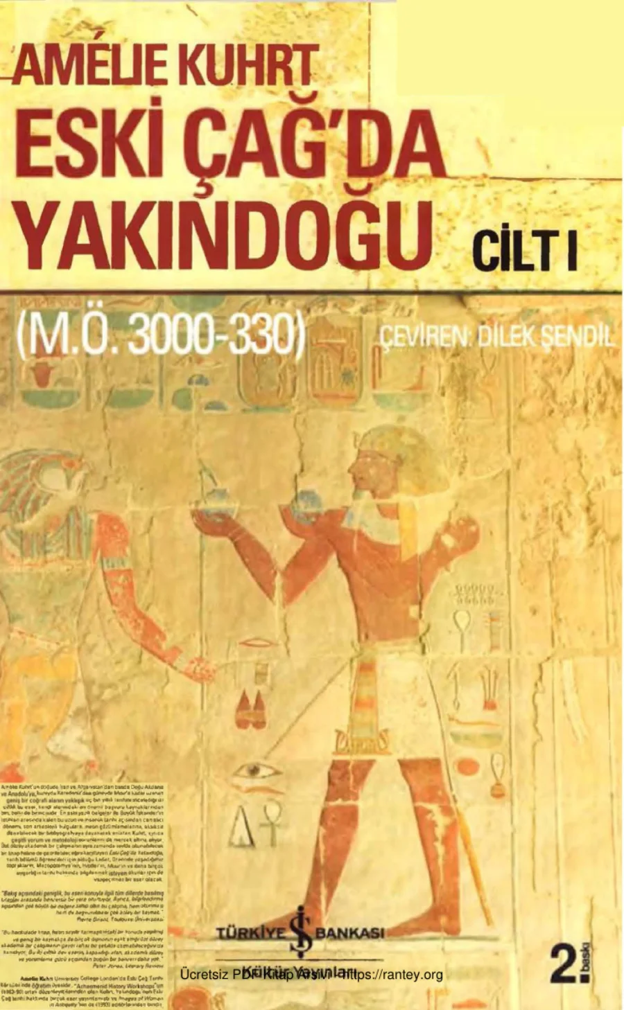 Çağda Yakındoğu MÖ3000 330 Cilt I kapak görseli