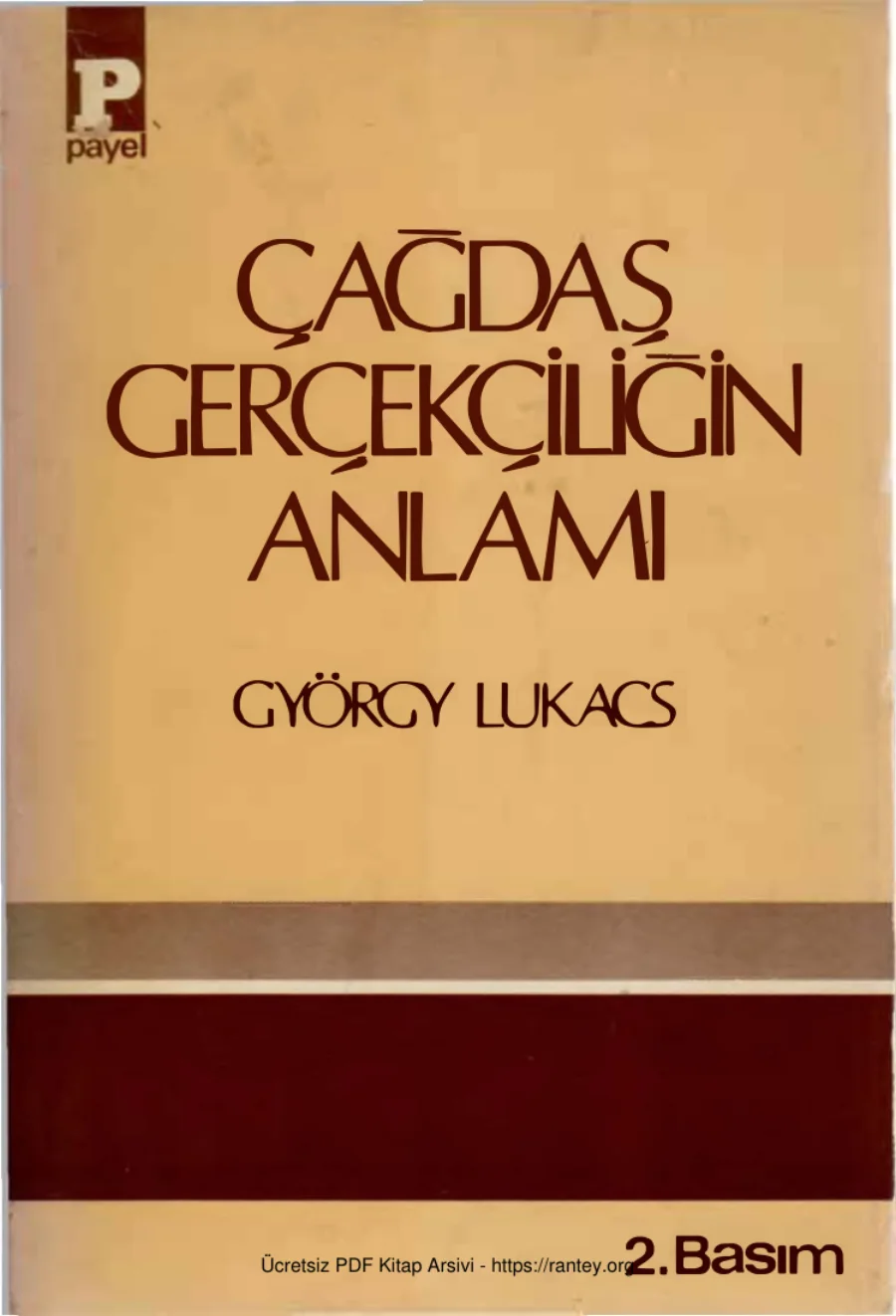Çağdaş Gerçekçiliğin Anlamı kapak görseli