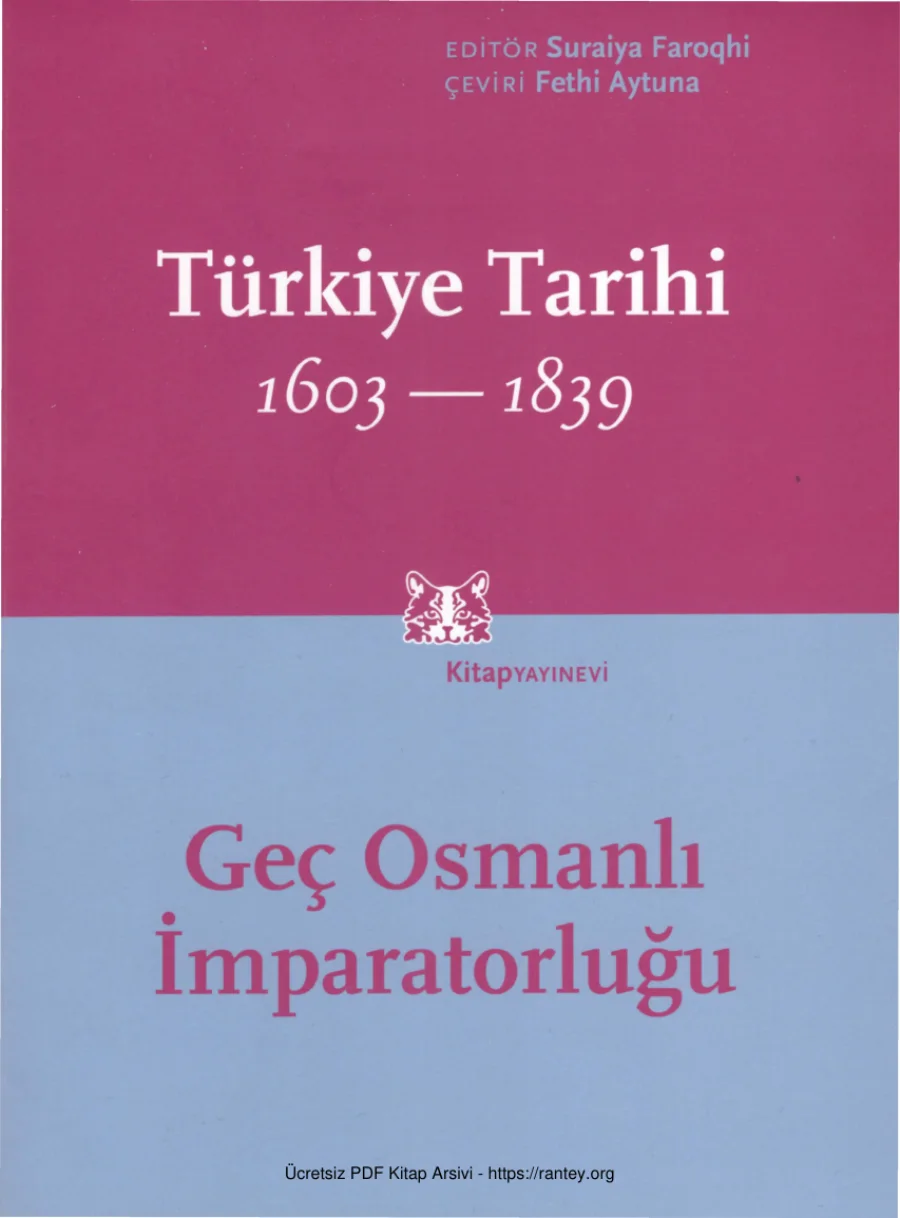 Cambridge Türkiye Tarihi Cilt 3 1603 1839 Geç Dönem Osmanlı kapak görseli