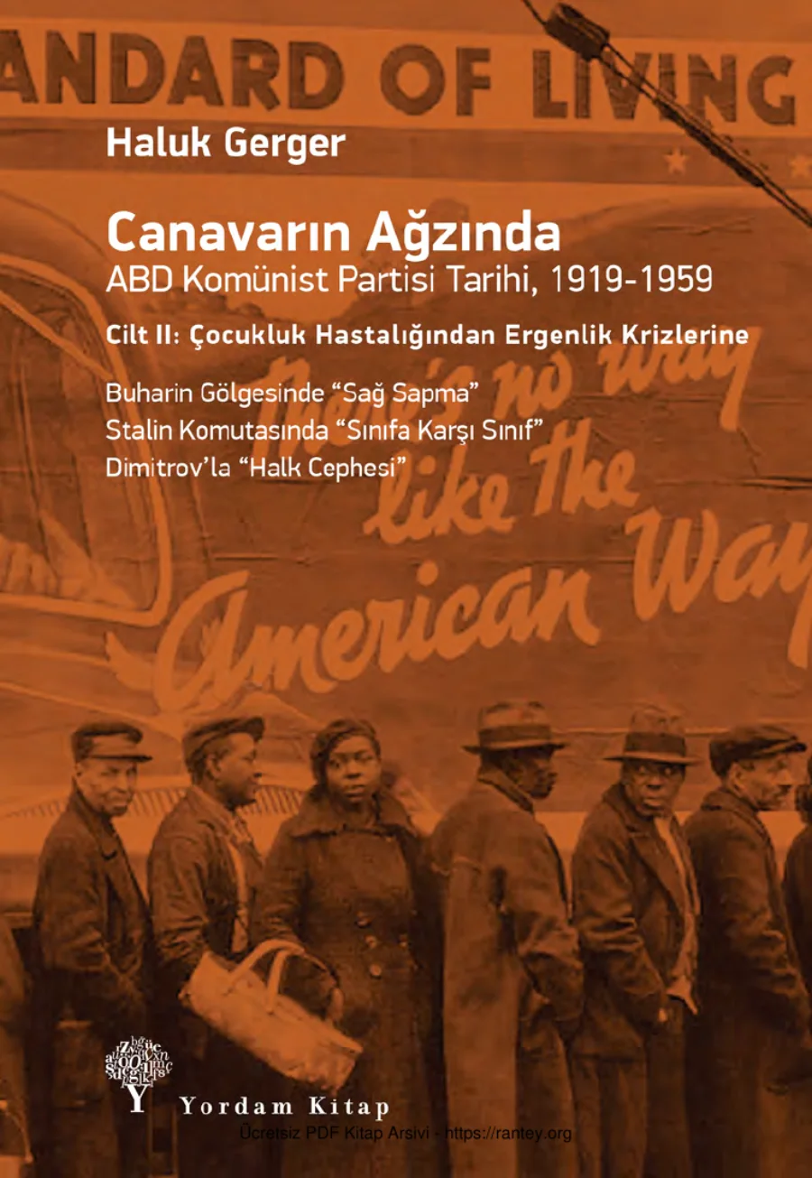 Canavarın Ağzında ABD Komünist Partisi Tarihi Cilt II kapak görseli