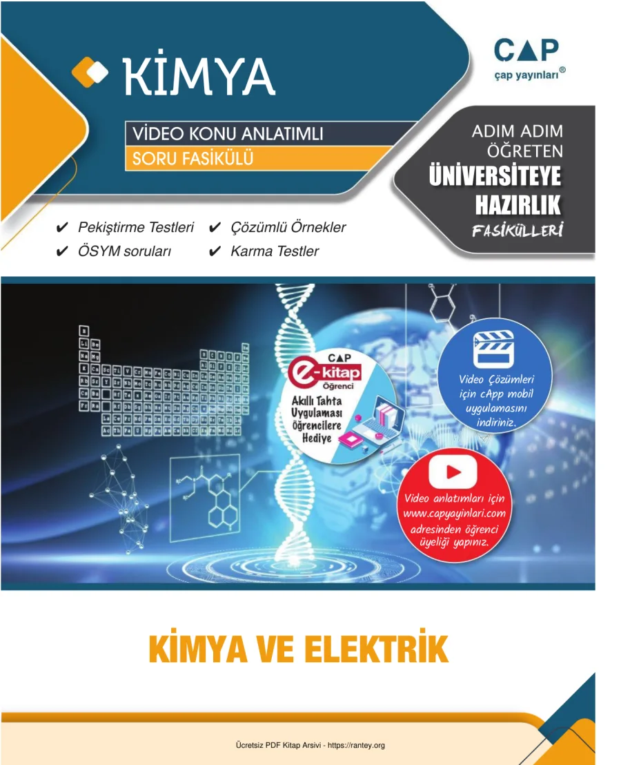 ÇAP AYT KİMYA 7 KİMYA VE ELEKTRİK kapak görseli