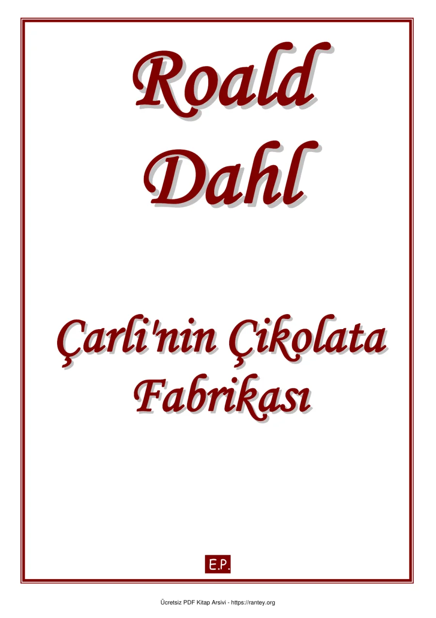 Çarlinin Çikolata Fabrikası kapak görseli