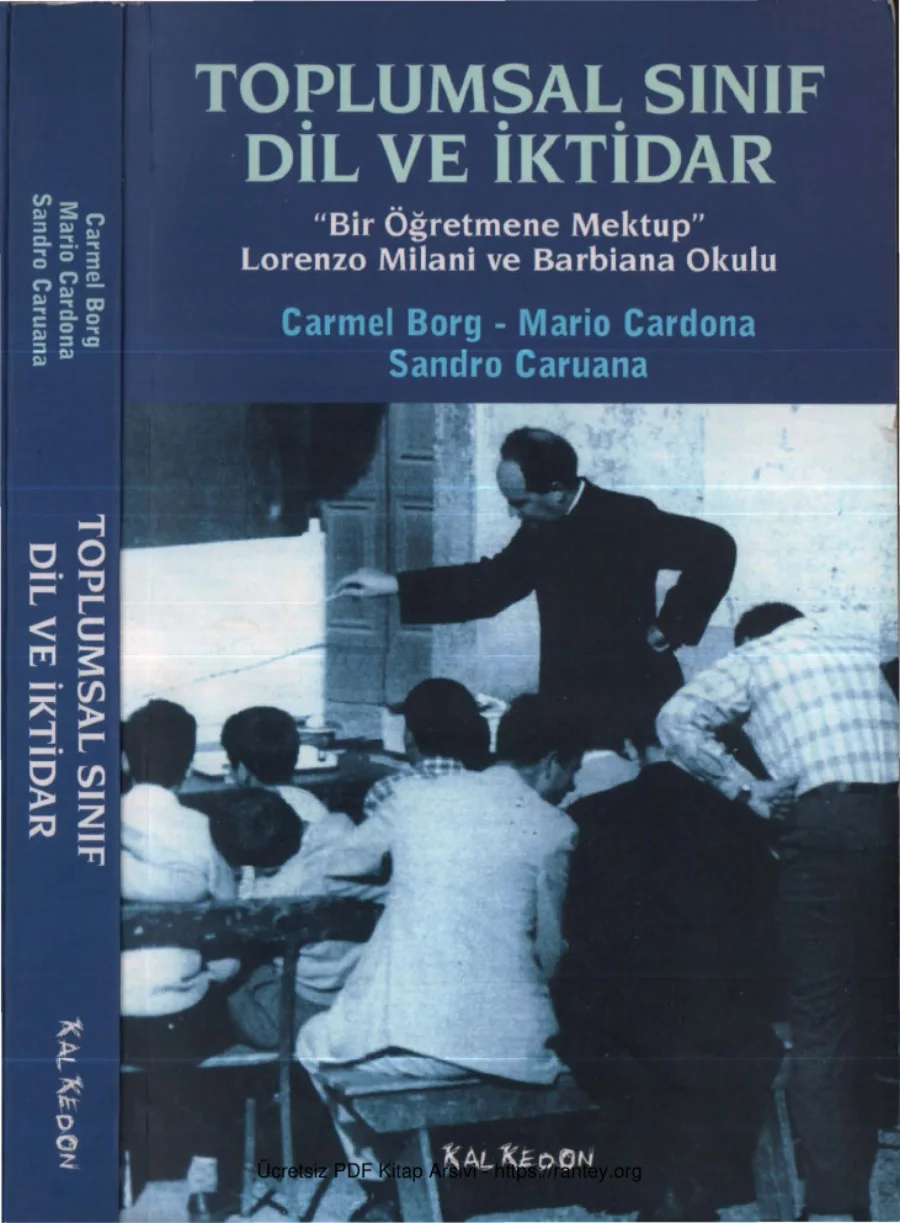 Carmel Borg vd Toplumsal Sınıf Dil ve İktidar kapak görseli