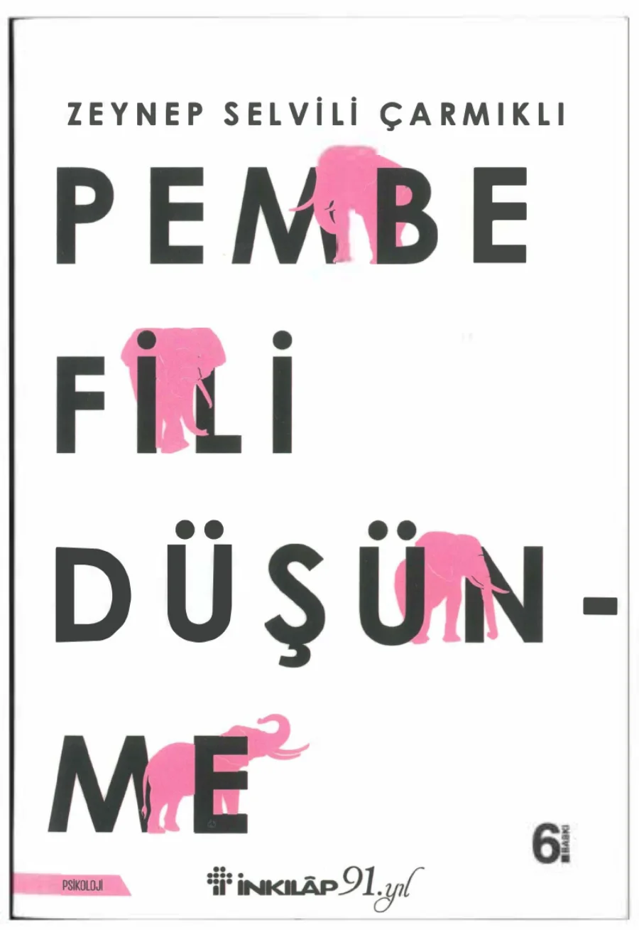 Çarmıklı Pembe Fili Düşünme kapak görseli