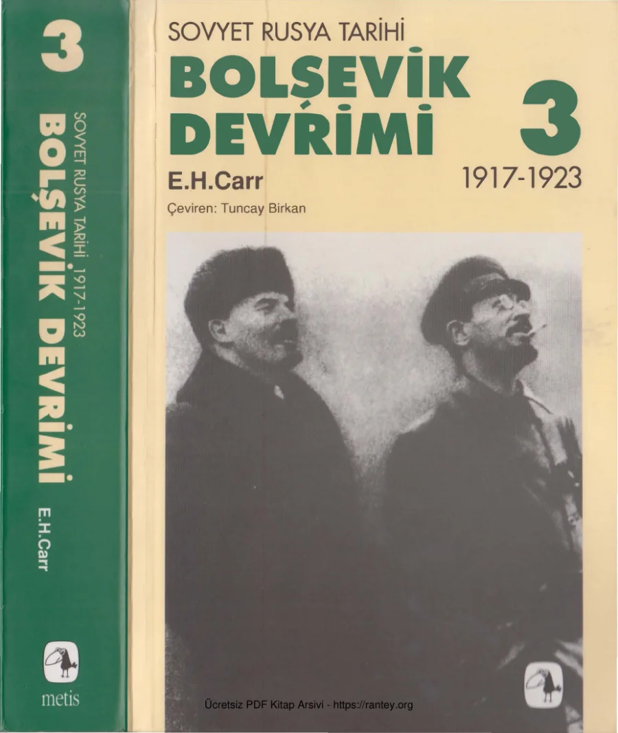 Carr Bolşevik Devrimi 3 kapak görseli