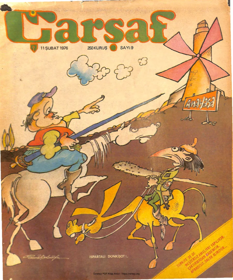 Çarşaf 1976 09 kapak görseli