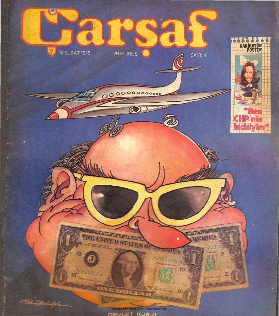 Çarşaf 1976 10 kapak görseli