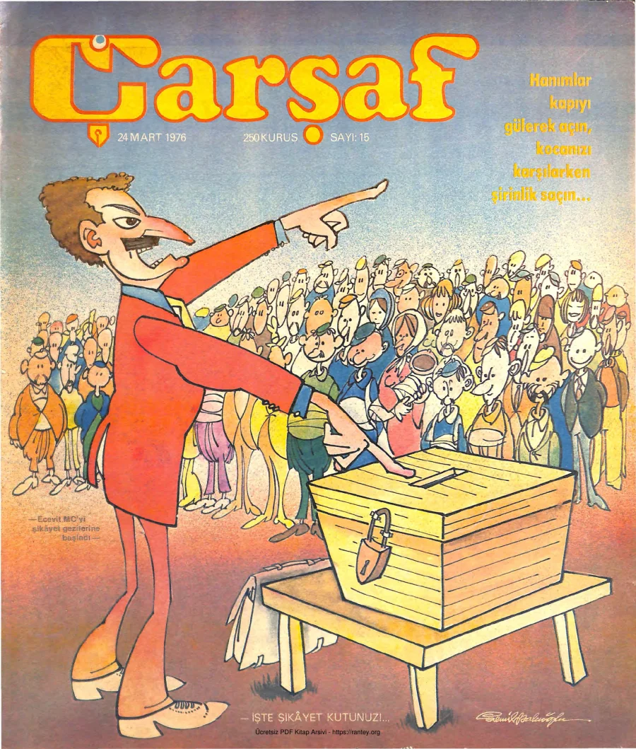 Çarşaf 1976 15 kapak görseli