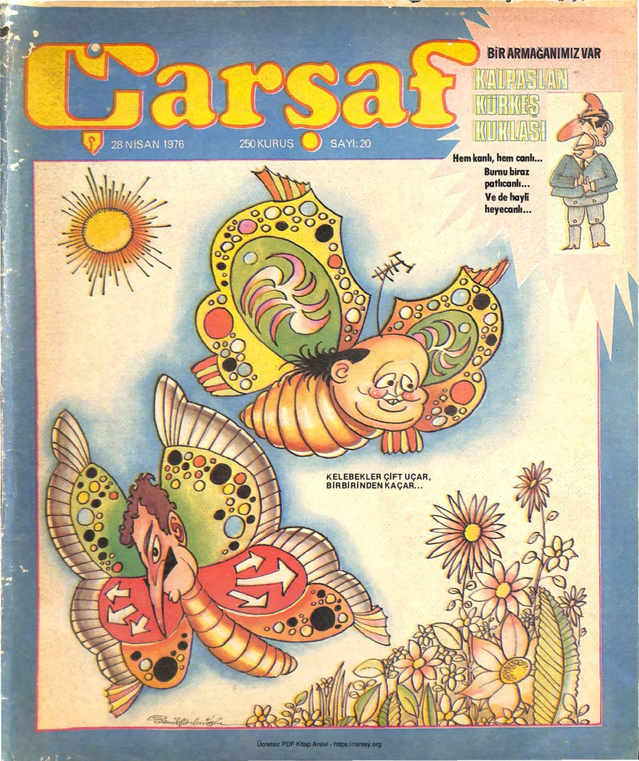 Çarşaf 1976 20 kapak görseli