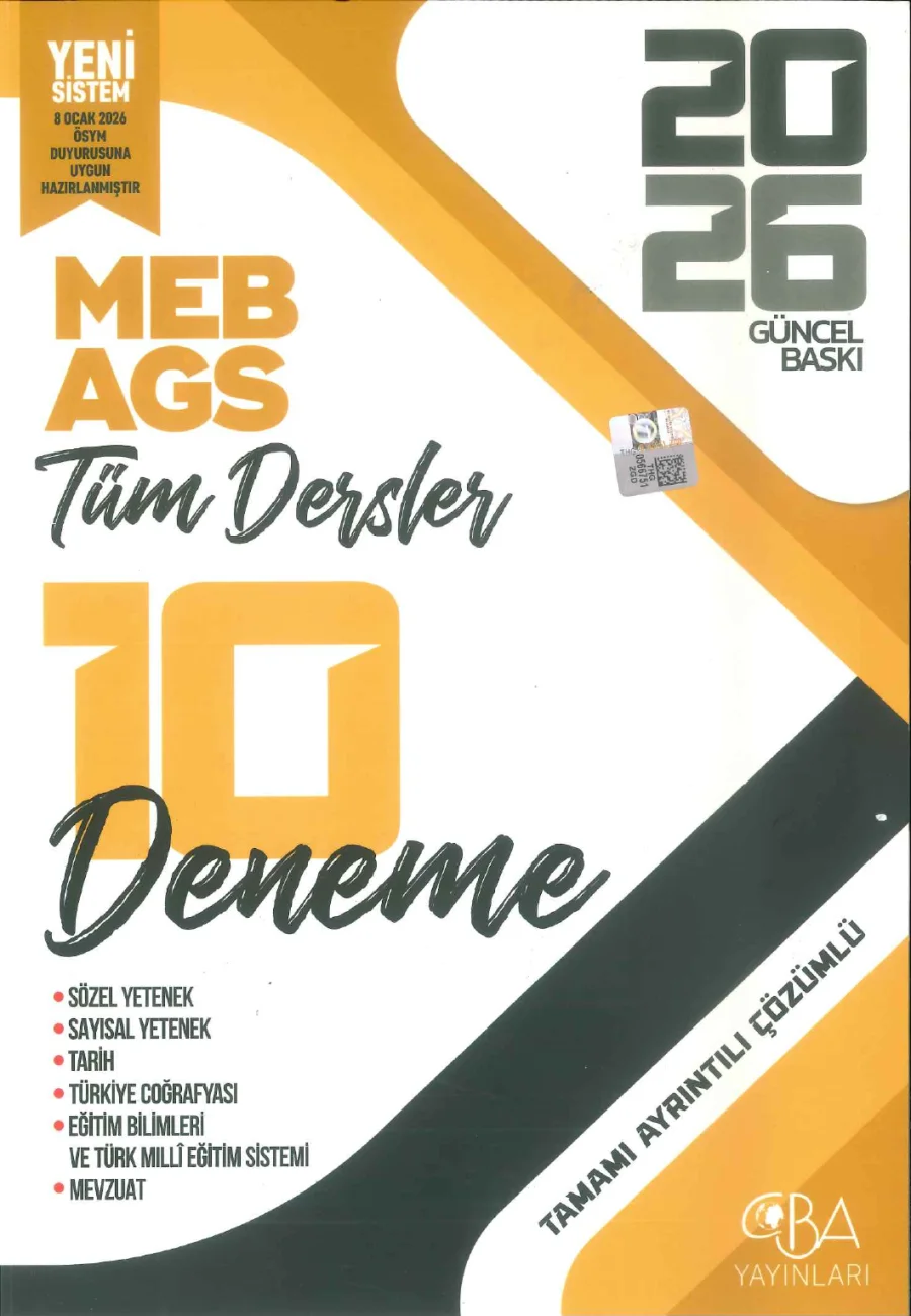 CBS AGS 10 LU DENEME 2026 kapak görseli