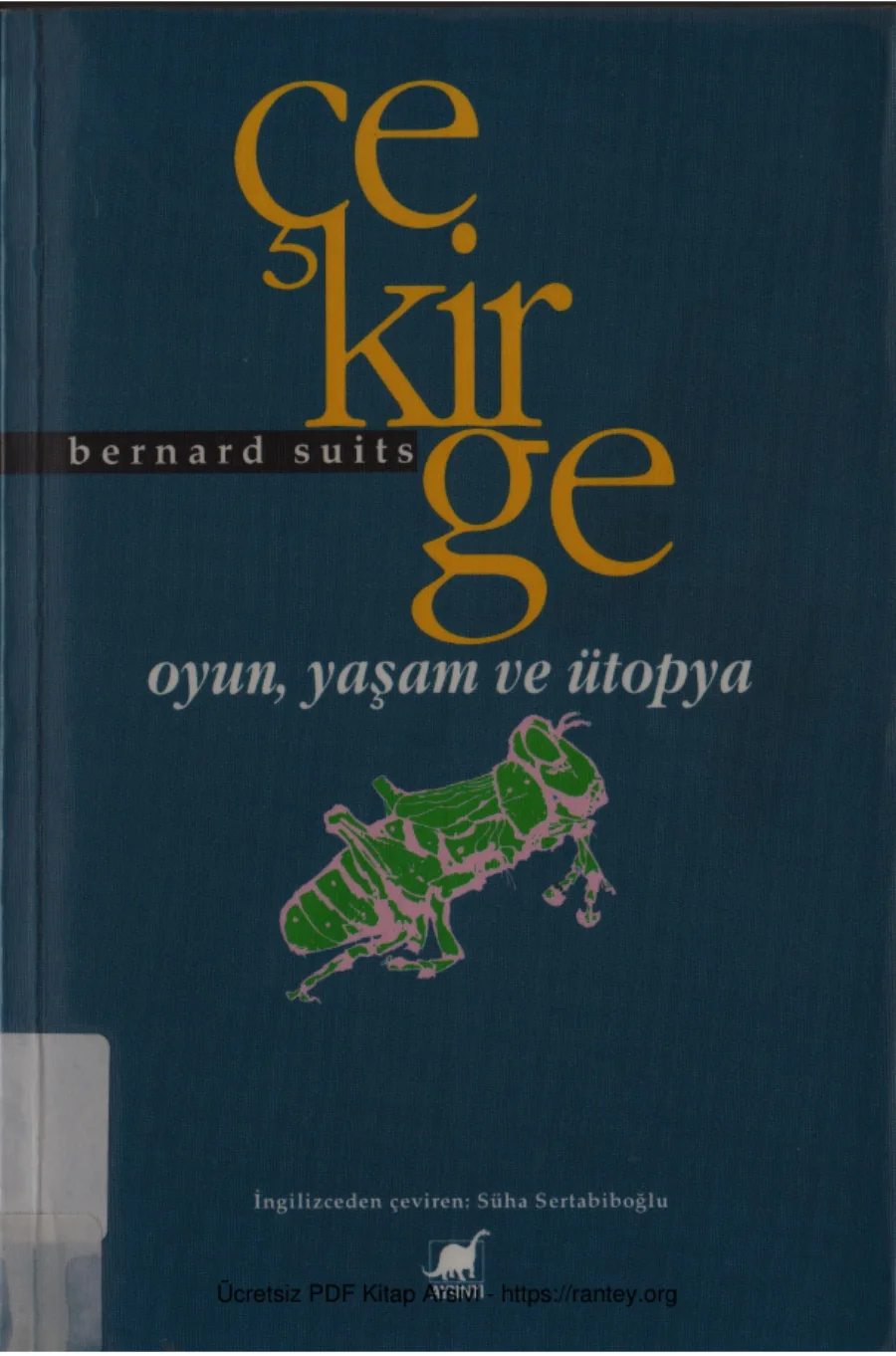 Çekirge Oyun Yaşam ve Ütopya Ayrıntı Yayınları kapak görseli