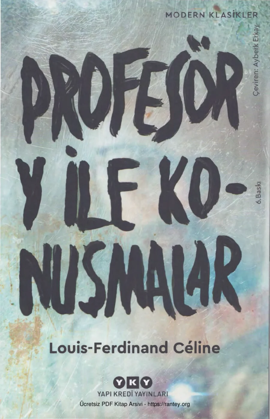 Celine Profesör Y ile Konuşmalar kapak görseli