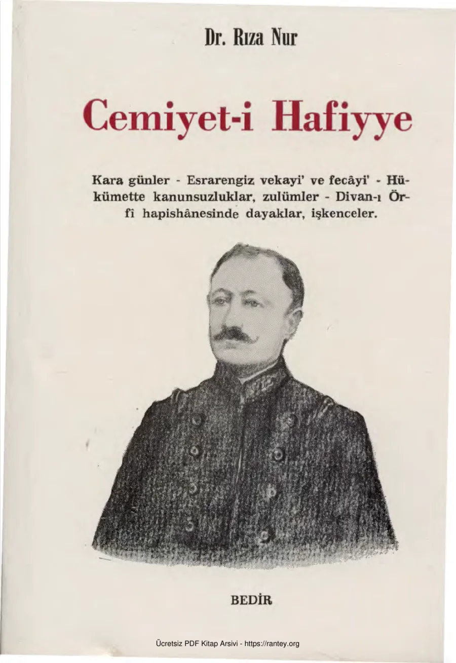 Cemiyet i Hafiyye kapak görseli