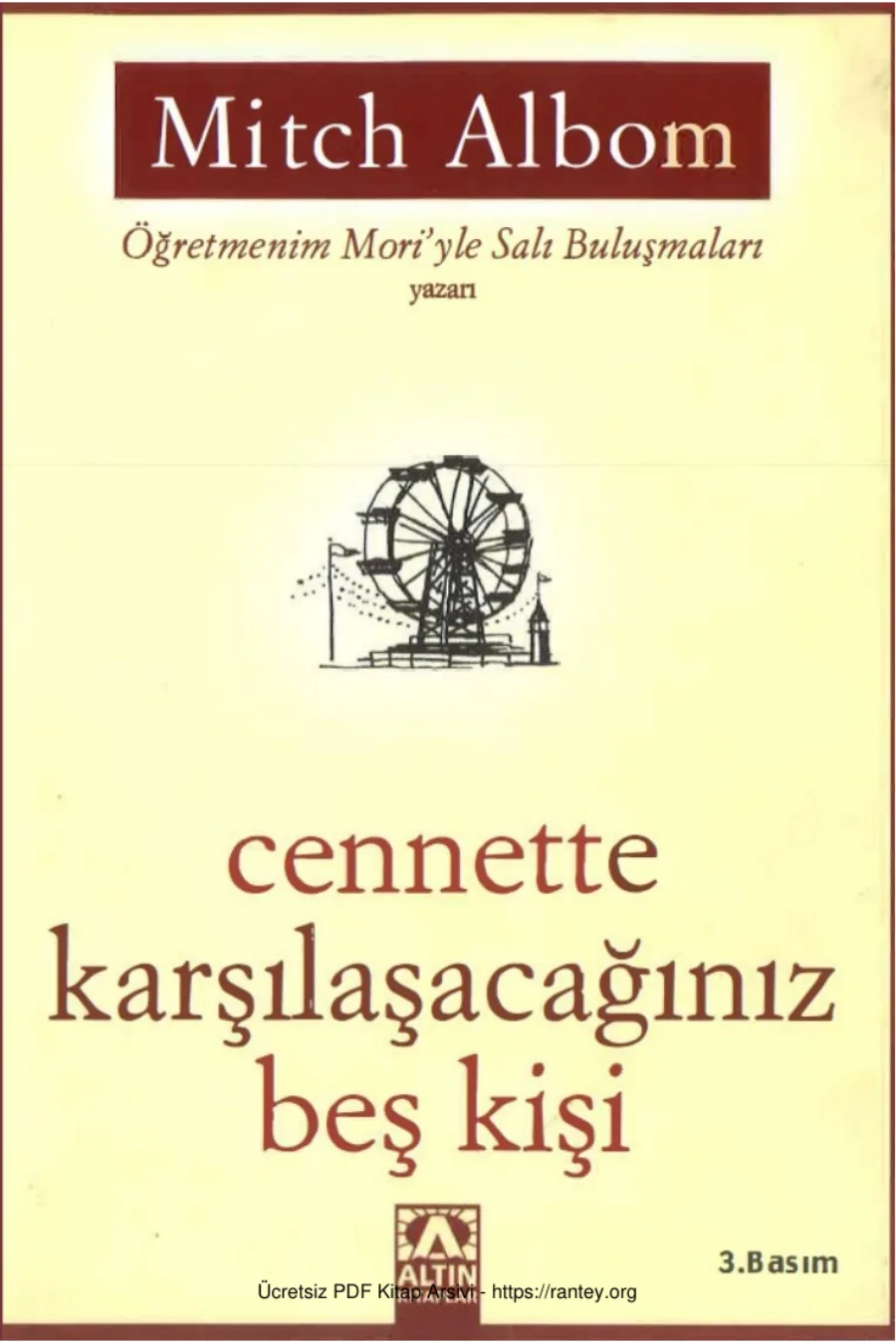 Cennette Karşılaşacağınız Beş Kişi Altın Kitaplar kapak görseli