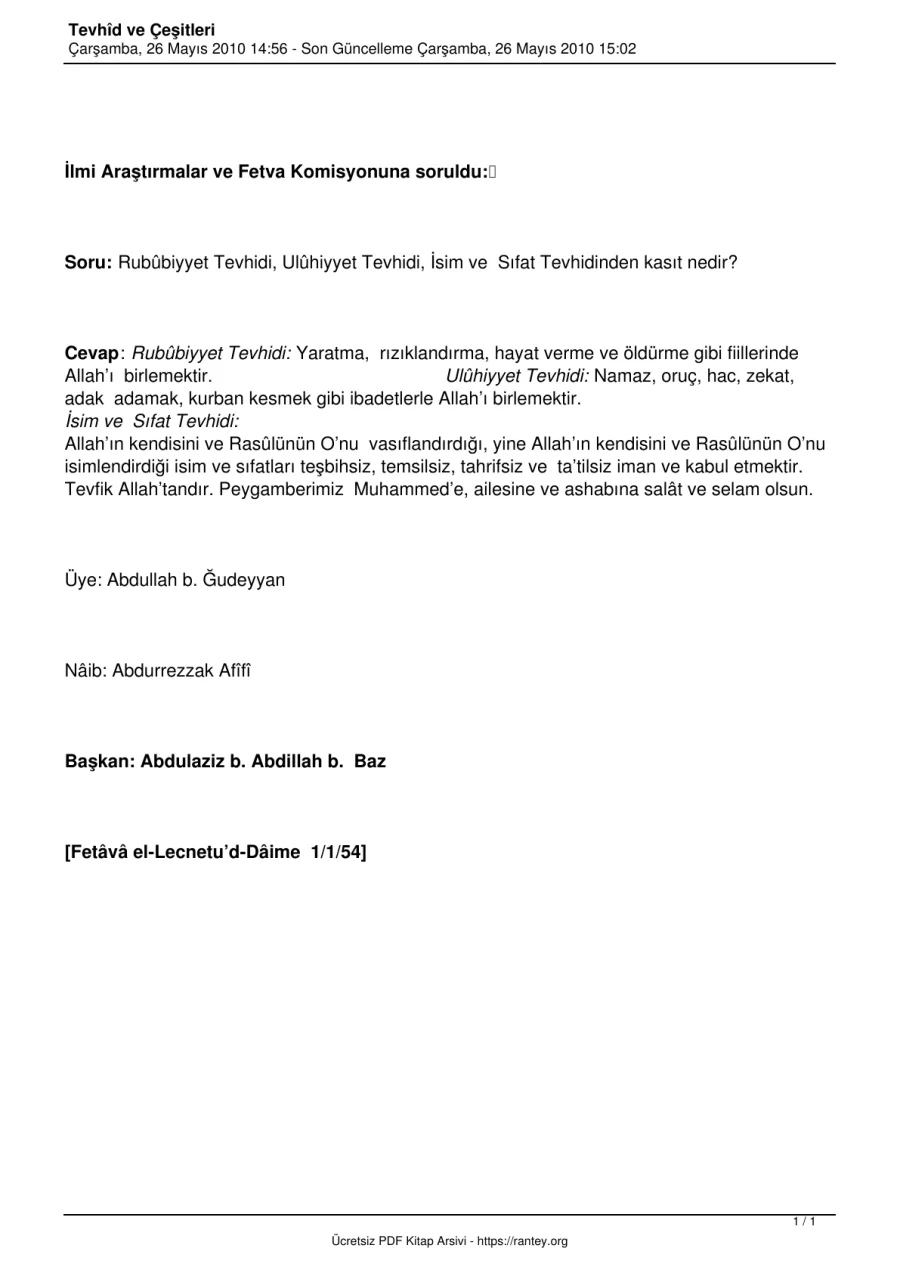 Cesitleri İlmi Araştırmalar ve Fetva Komisyonuna soruldu Ebu Abdulmumin Tekin Mıhçı kapak görseli