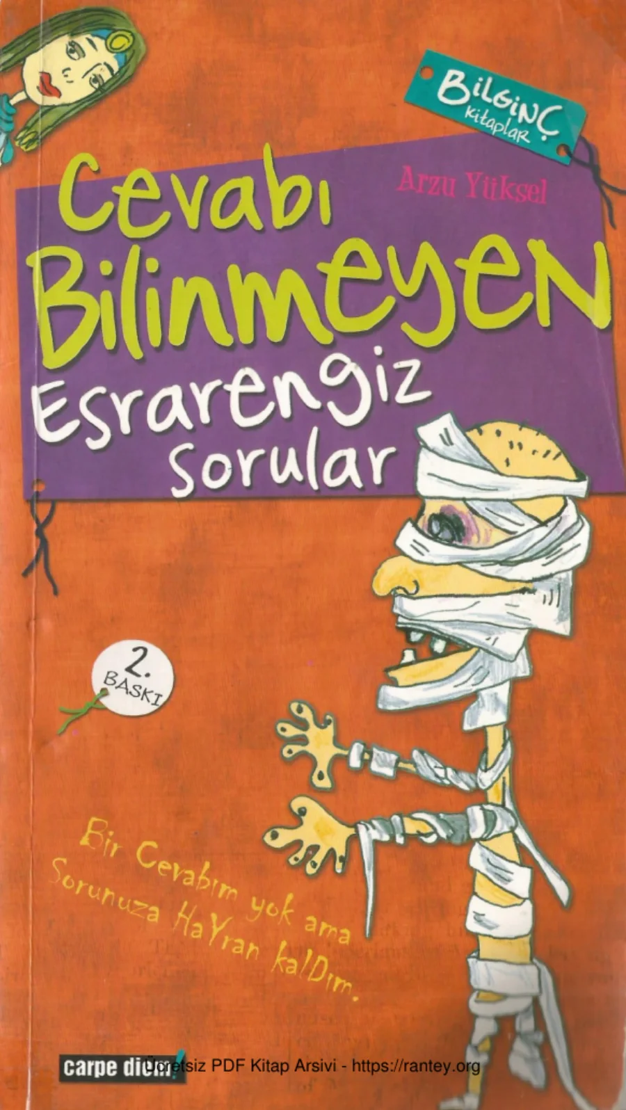 Cevabı Bilinmeyen Esrarengiz Sorular kapak görseli