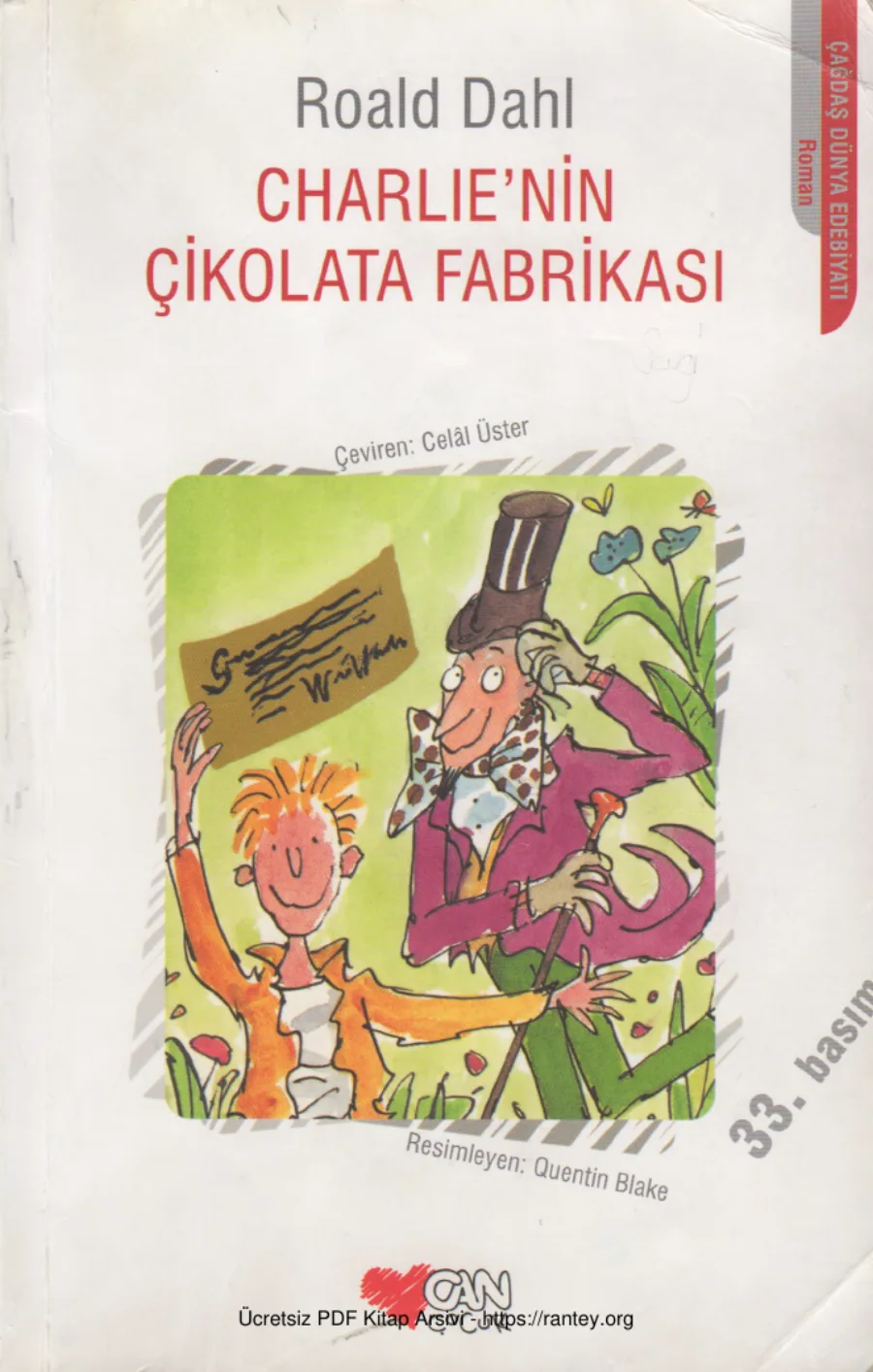 Charlienin Çikolata Fabrikası kapak görseli