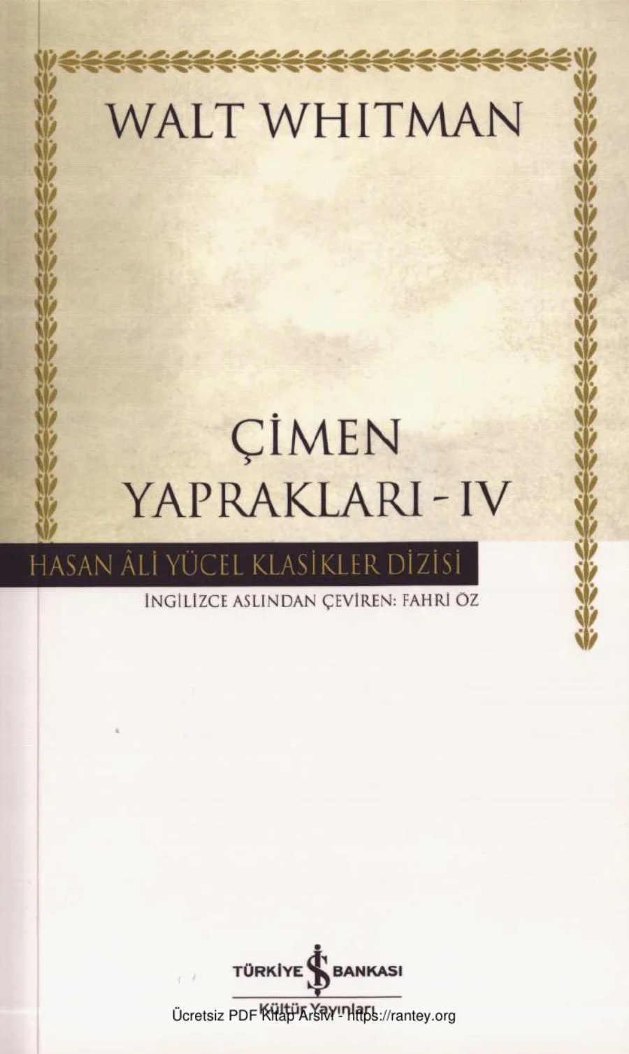 Çimen Yaprakları IV kapak görseli