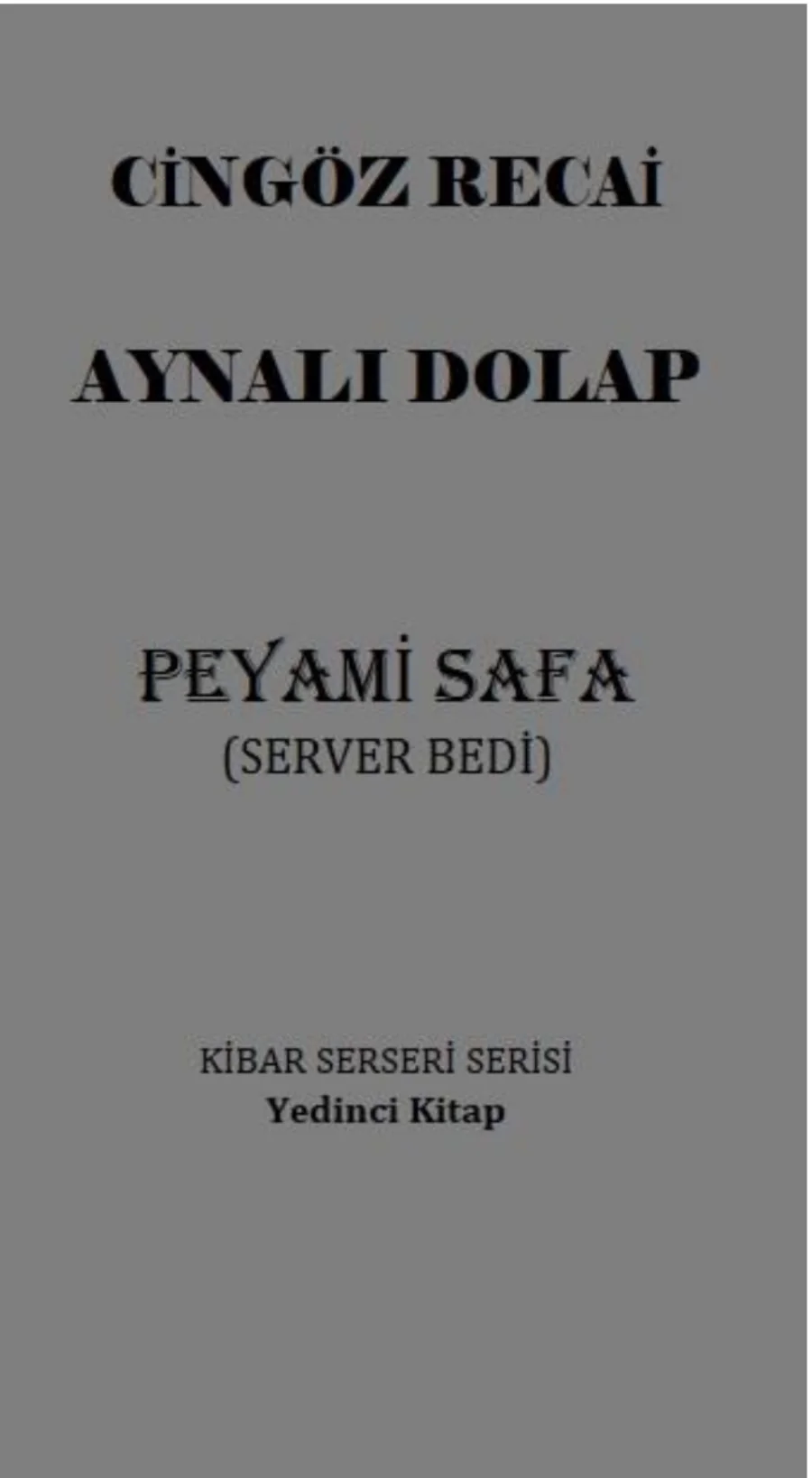 Cingöz Recai: Aynalı Dolap kapak görseli