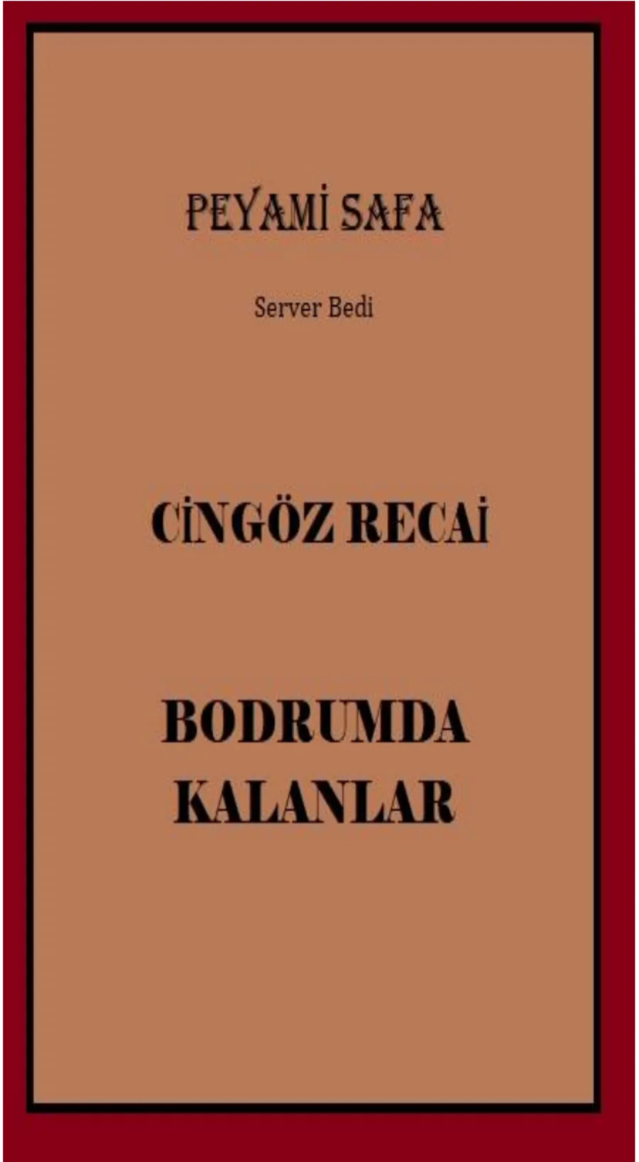Cingöz Recai: Bodrumda Kalanlar kapak görseli