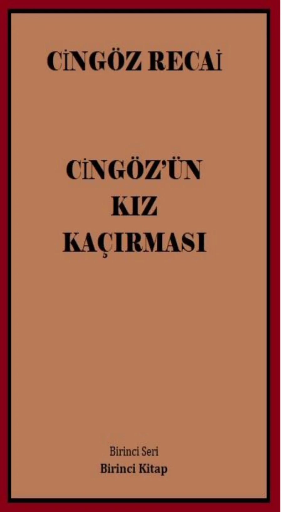 Cingöz Recai: Cingöz'ün Kız Kaçırması kapak görseli