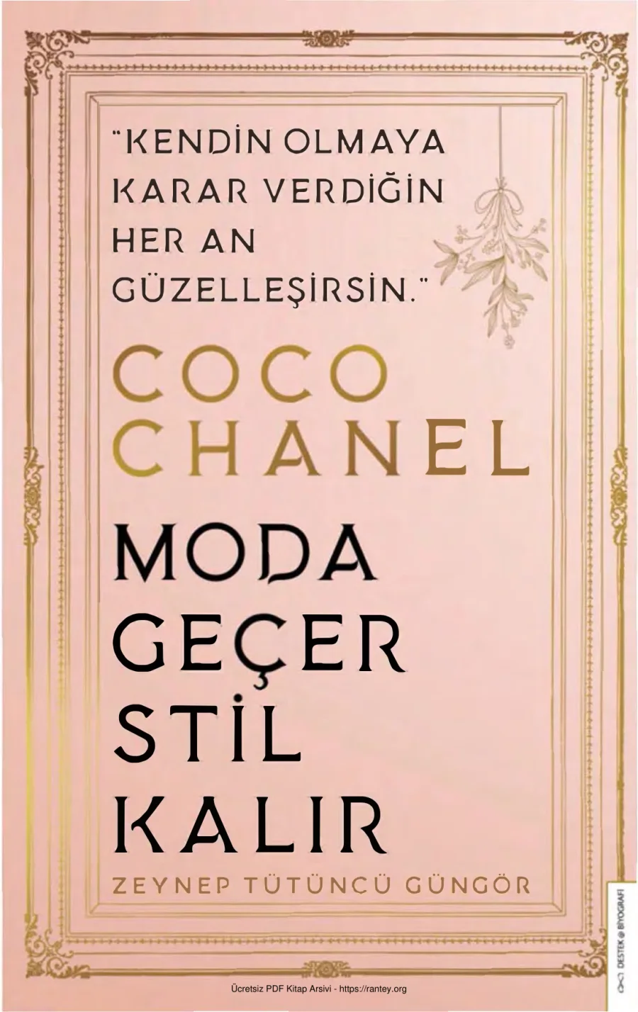 Coco Chanel Moda Geçer Stil Kalır kapak görseli