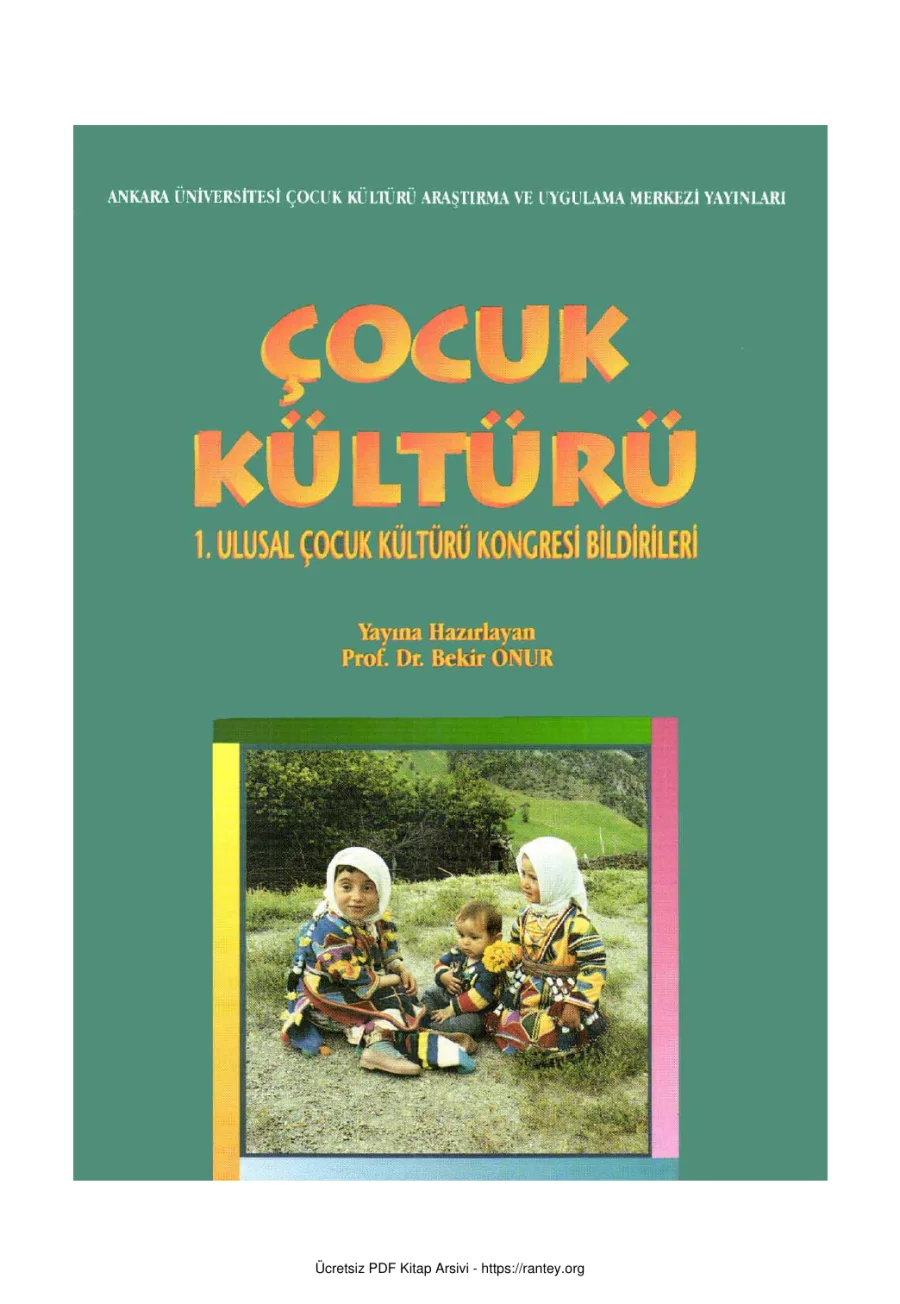 Çocuk Kültürü 1Ulusal Çocuk Kültürü Kongresi kapak görseli