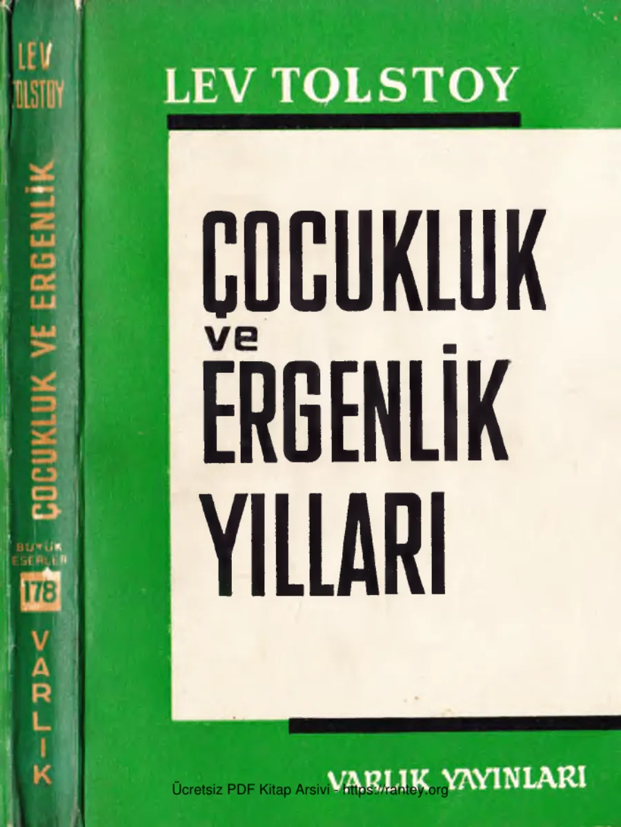 Çocukluk ve Ergenlik Yılları kapak görseli