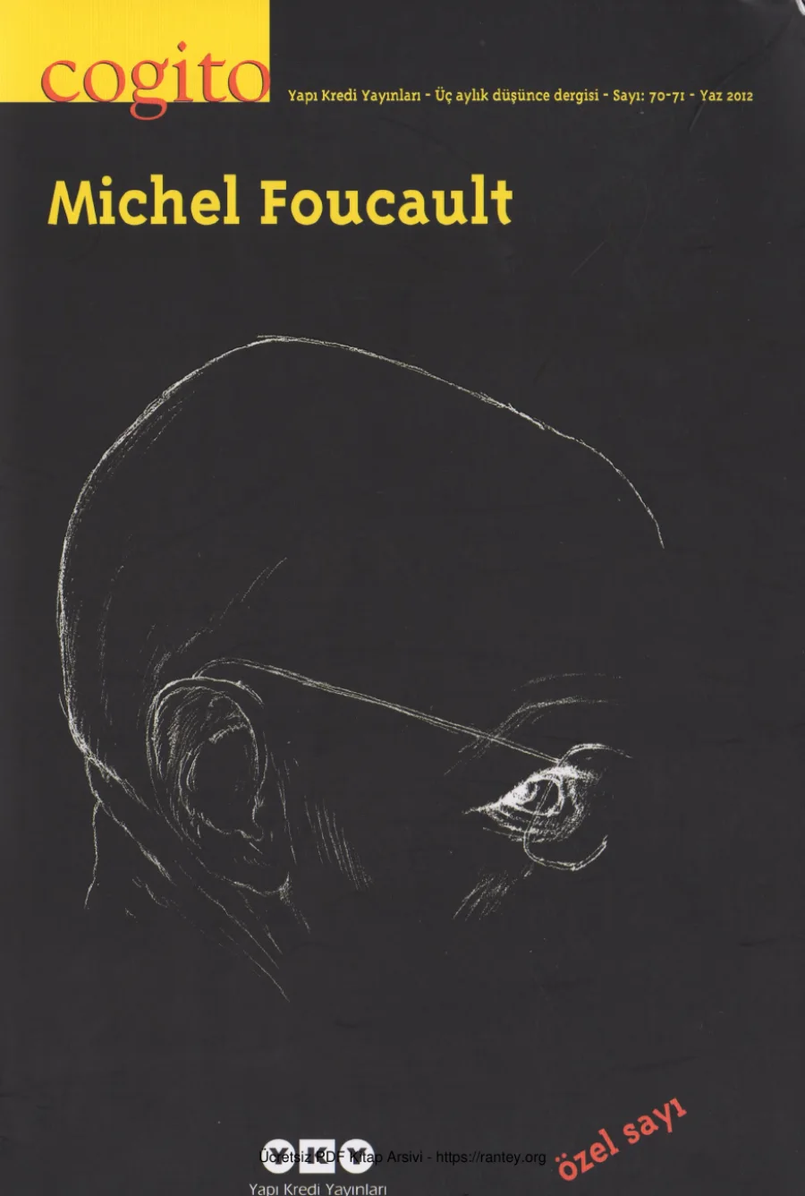 Cogito 70 71 Michel Foucault kapak görseli