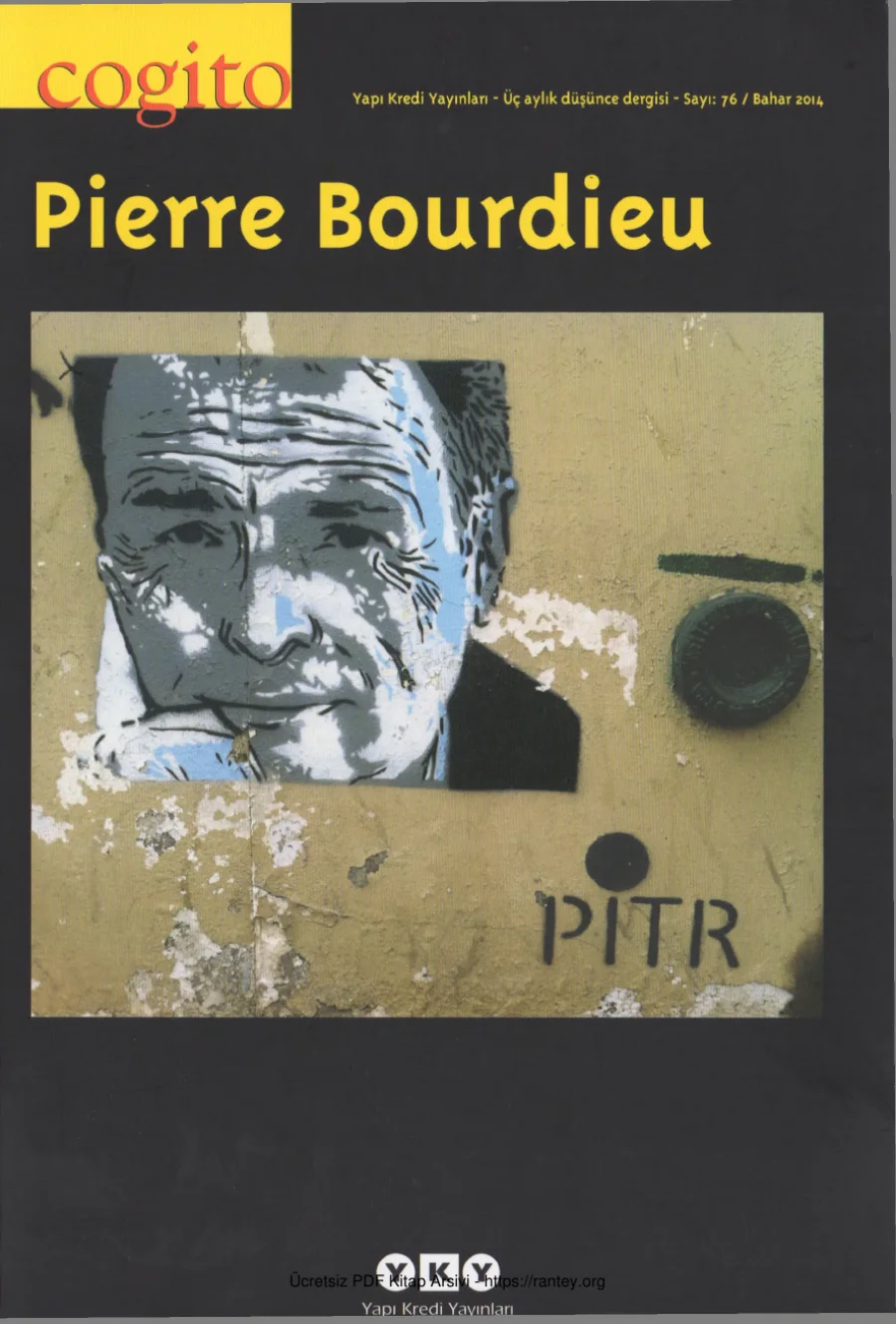 Cogito 76 Pierre Bourdieu kapak görseli