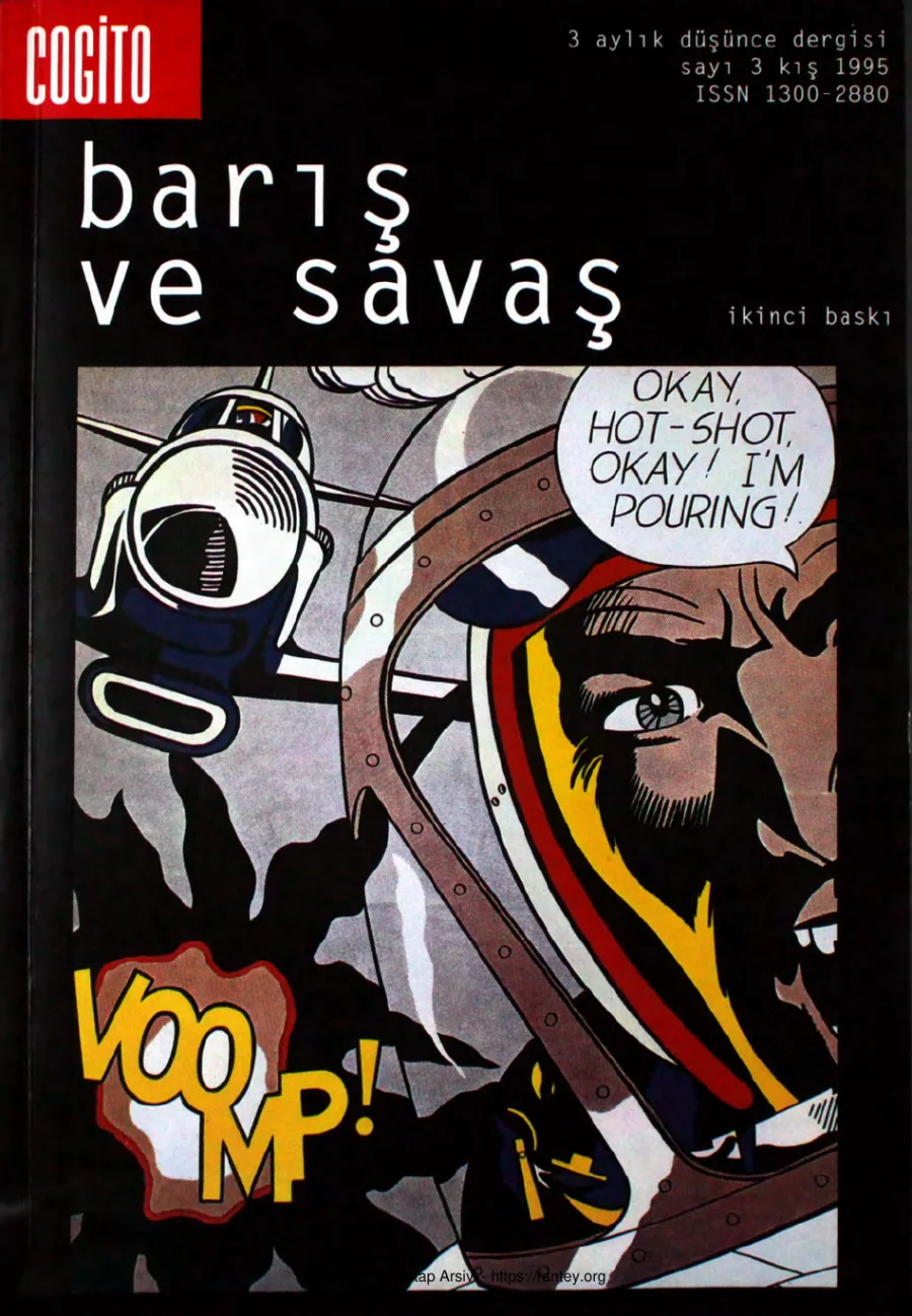 Cogito Sayı 003 Barış ve Savaş kapak görseli