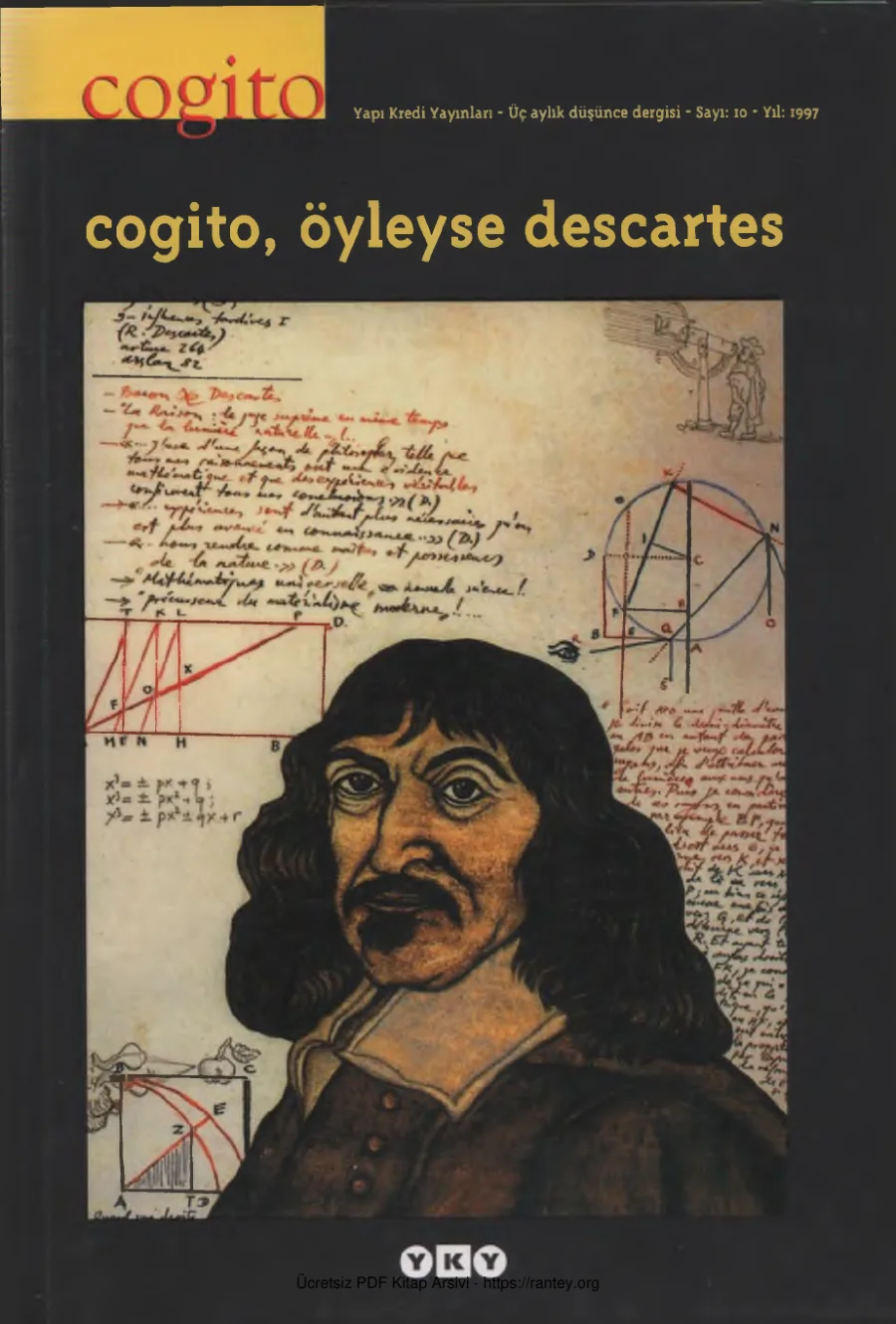 Cogito Sayı 010 Öyleyse Descartes kapak görseli