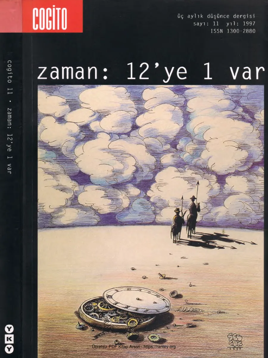 Cogito Sayı 011 Zaman 12ye 1 Var kapak görseli