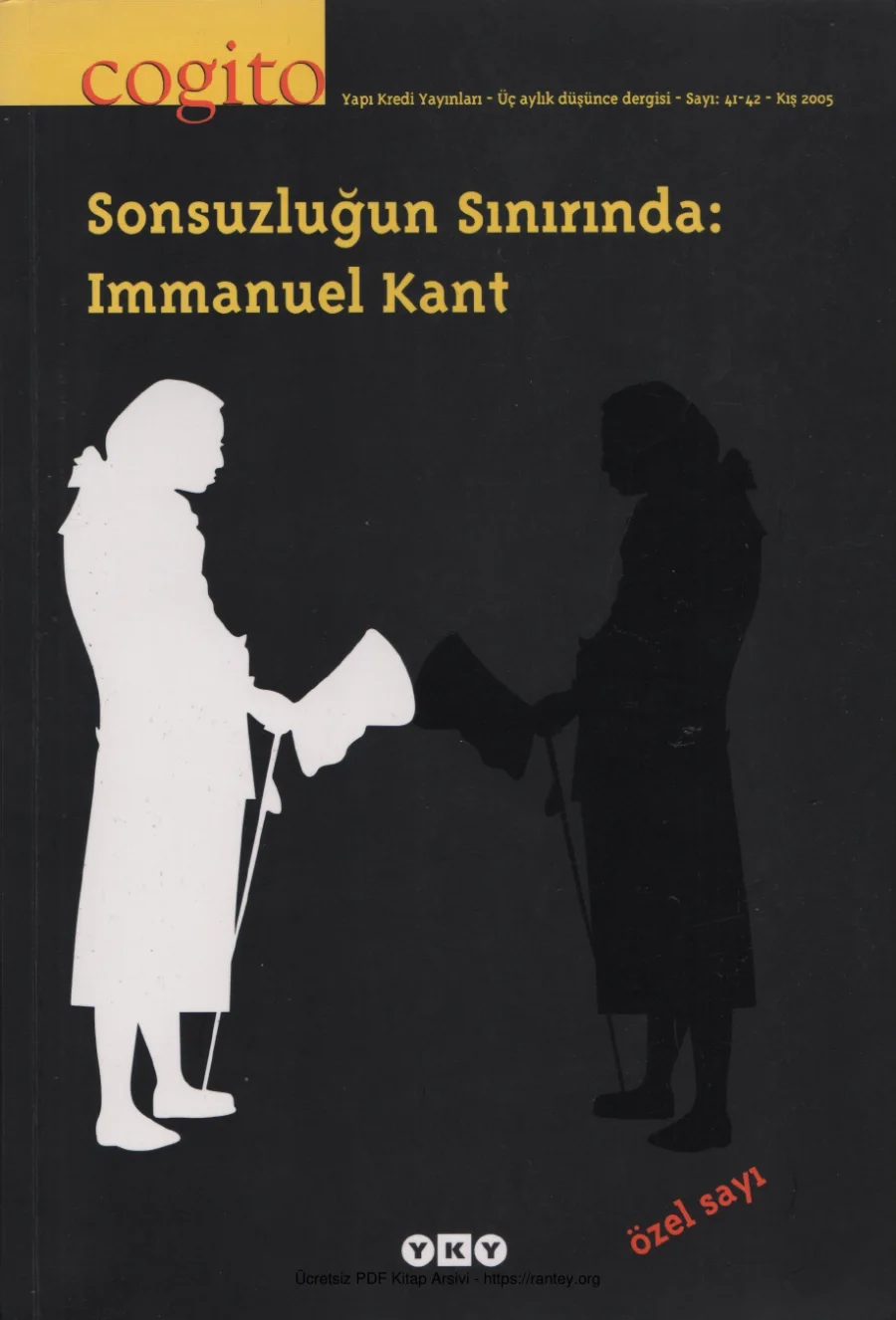 Cogito Sayı 041 042 Sonsuzluğun Sınırında Immanuel Kant kapak görseli