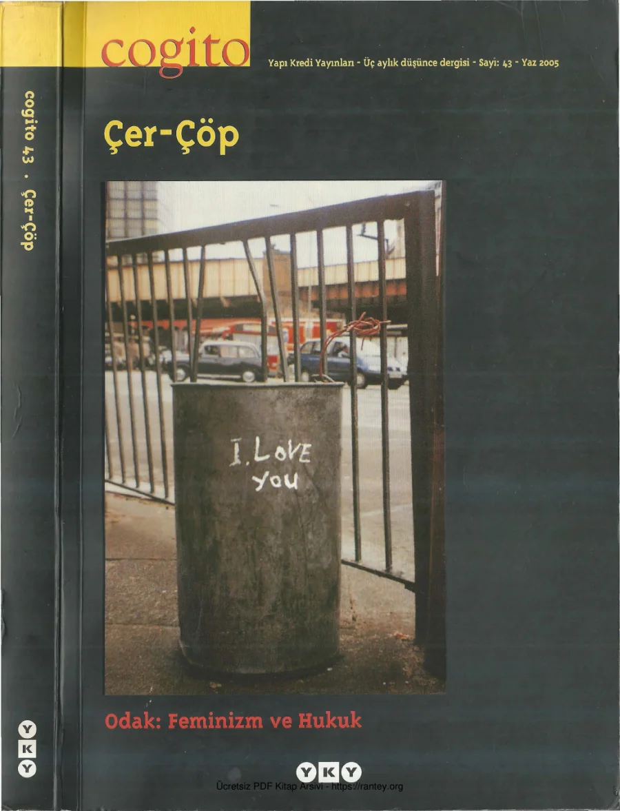 Cogito Sayı 043 Çer Çöp kapak görseli
