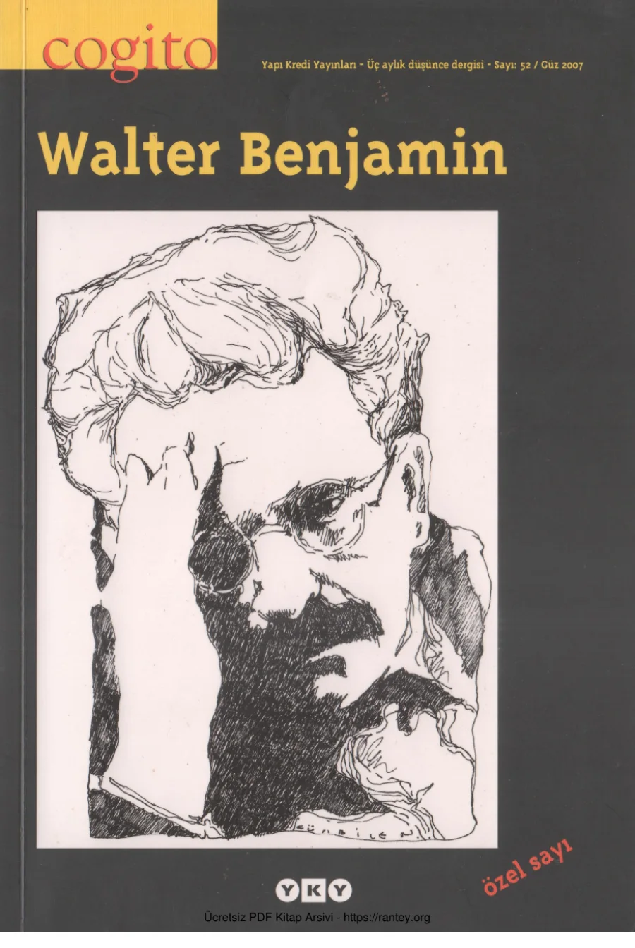Cogito Sayı 052 Walter Benjamin kapak görseli