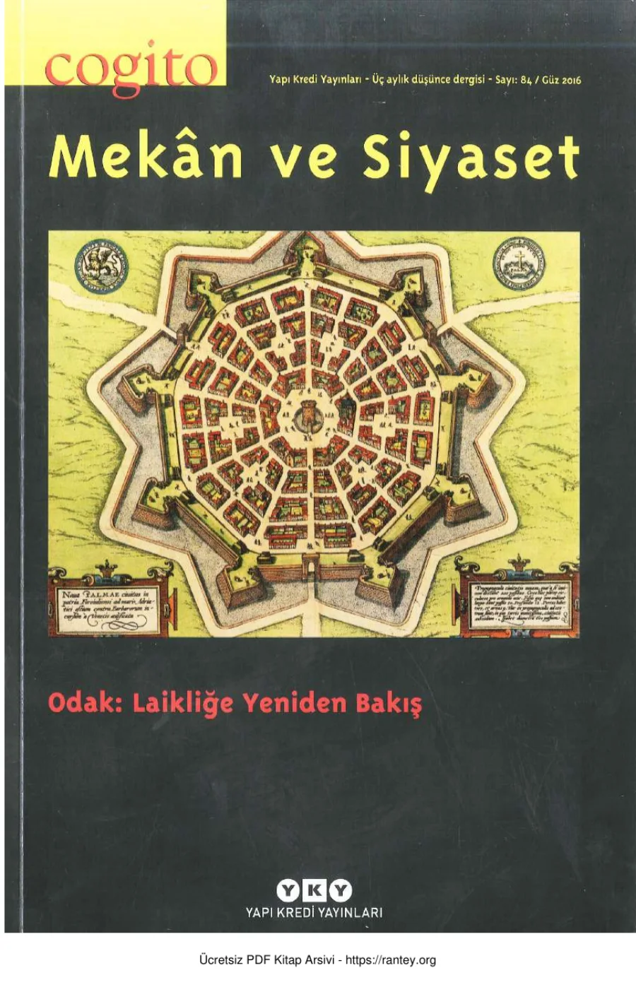Cogito Sayı 084 Mekan ve Siyaset kapak görseli