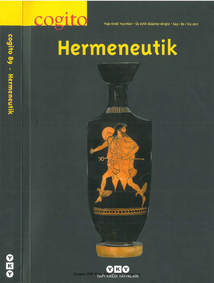 Cogito Sayı 089 Hermeneutik kapak görseli